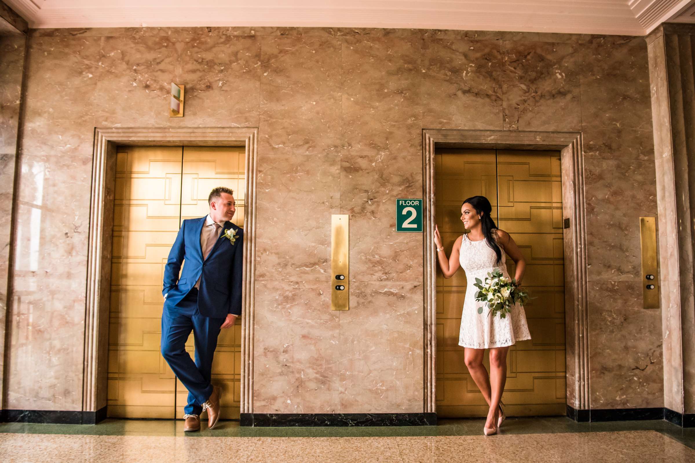 San Diego Courthouse Wedding, Alyah and Brian Wedding Photo #14 by True Photography