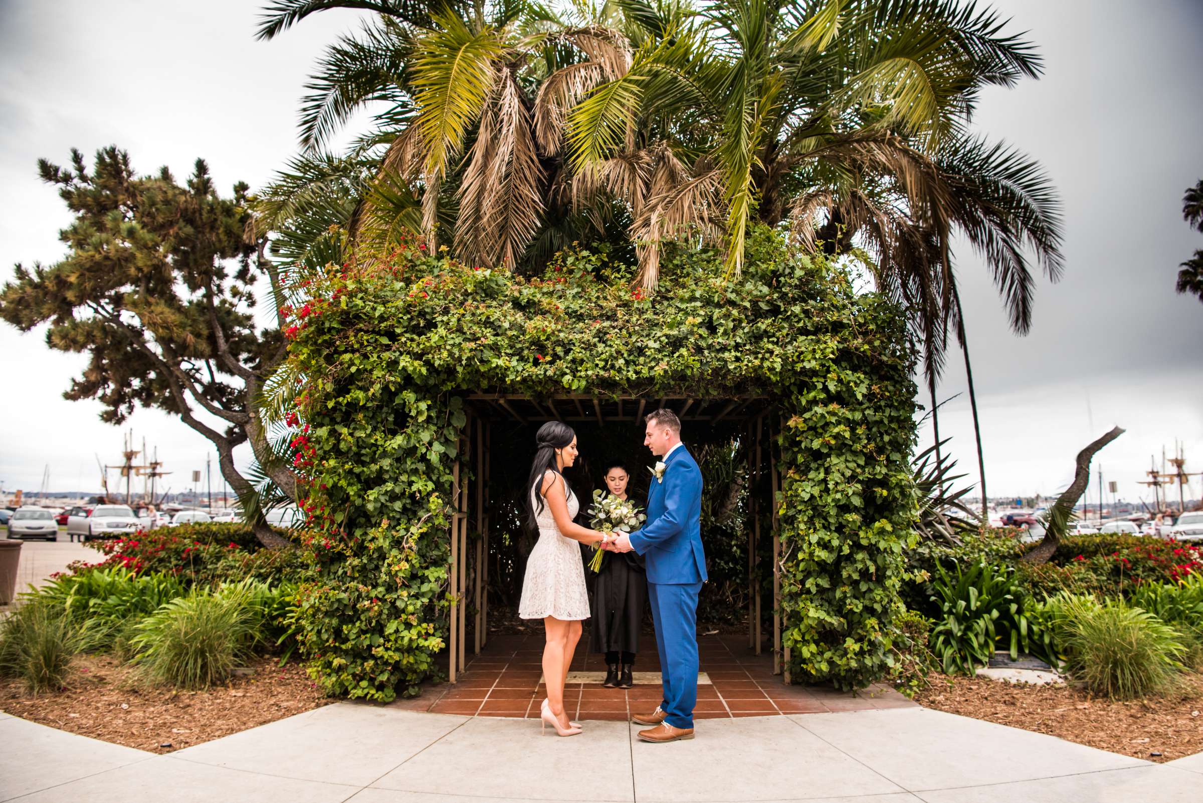 San Diego Courthouse Wedding, Alyah and Brian Wedding Photo #17 by True Photography