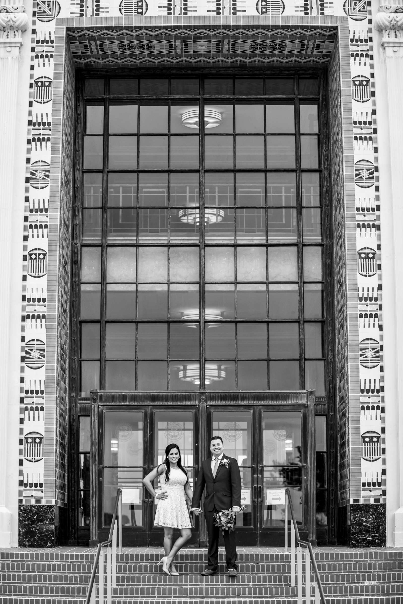 San Diego Courthouse Wedding, Alyah and Brian Wedding Photo #31 by True Photography
