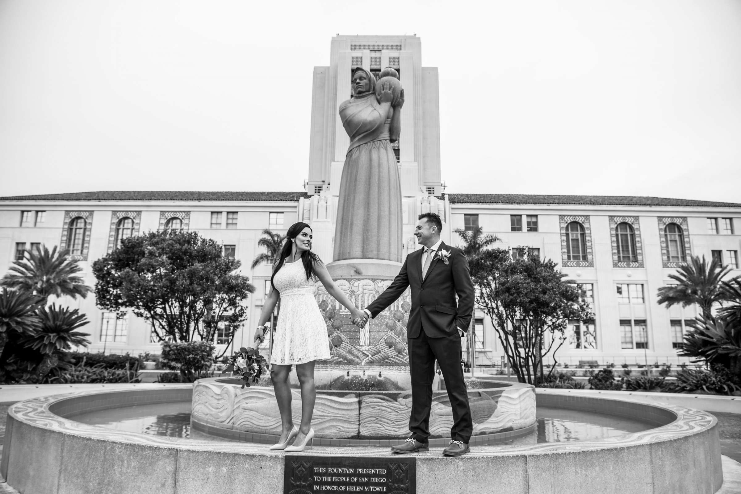 San Diego Courthouse Wedding, Alyah and Brian Wedding Photo #35 by True Photography