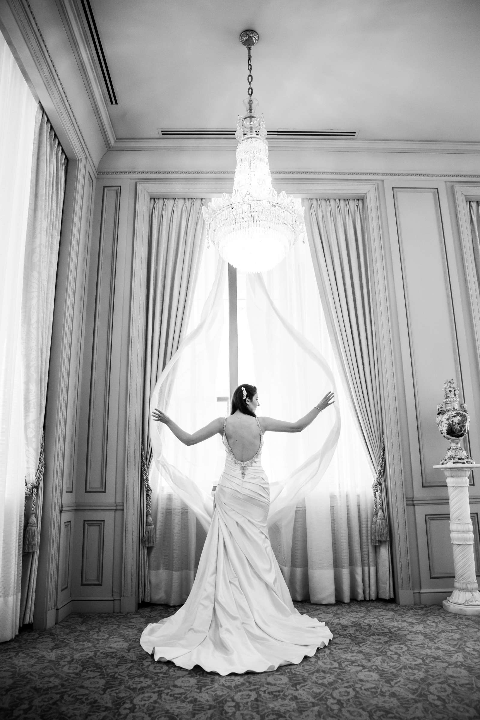 Classical moment, Bride at The Westgate Hotel Wedding, Bethlene and Brent Wedding Photo #1 by True Photography