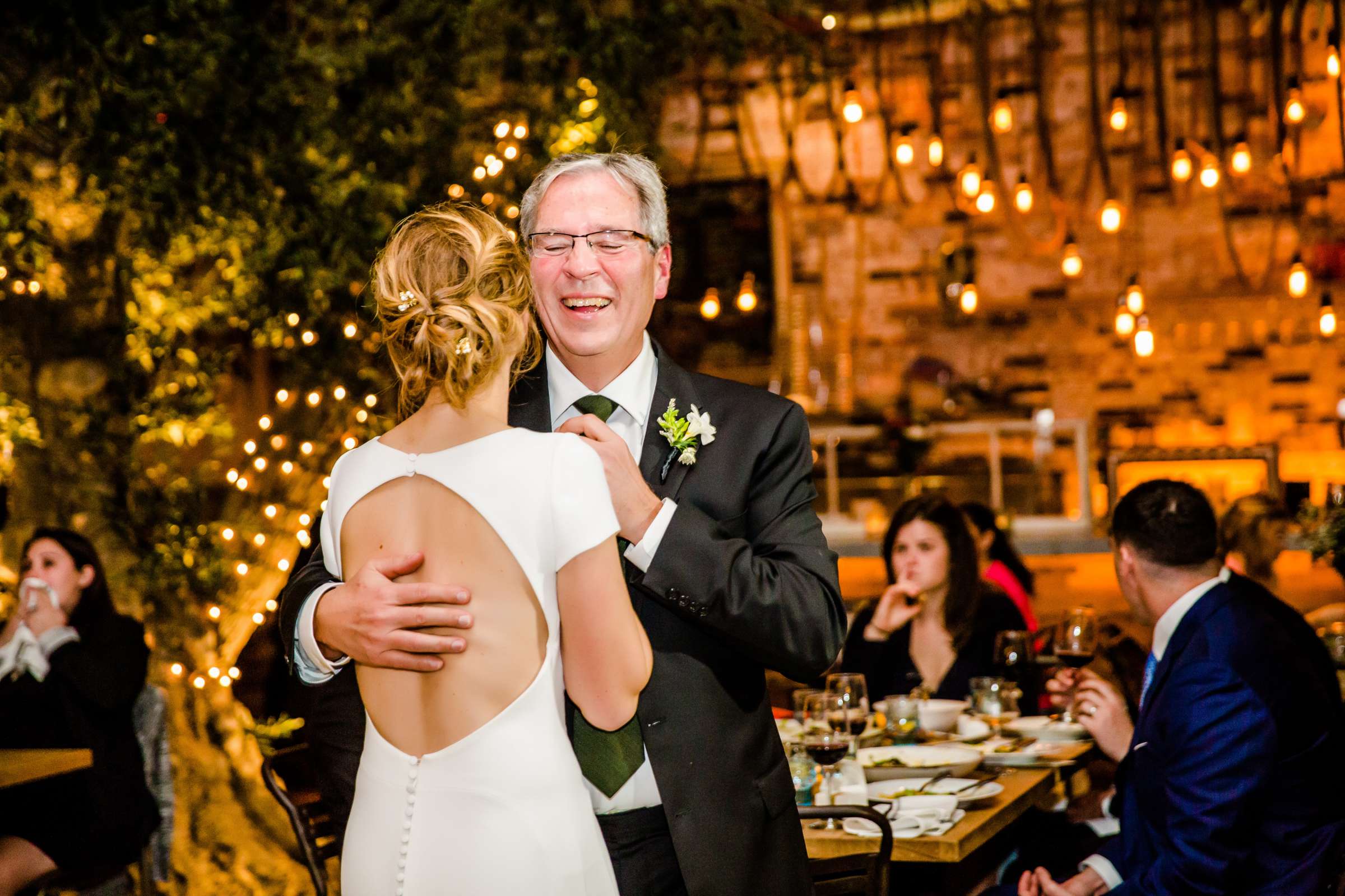 Father, Daughter Dance at Herringbone La Jolla Wedding coordinated by Coastyle Events, Bethany and Brian Wedding Photo #306277 by True Photography