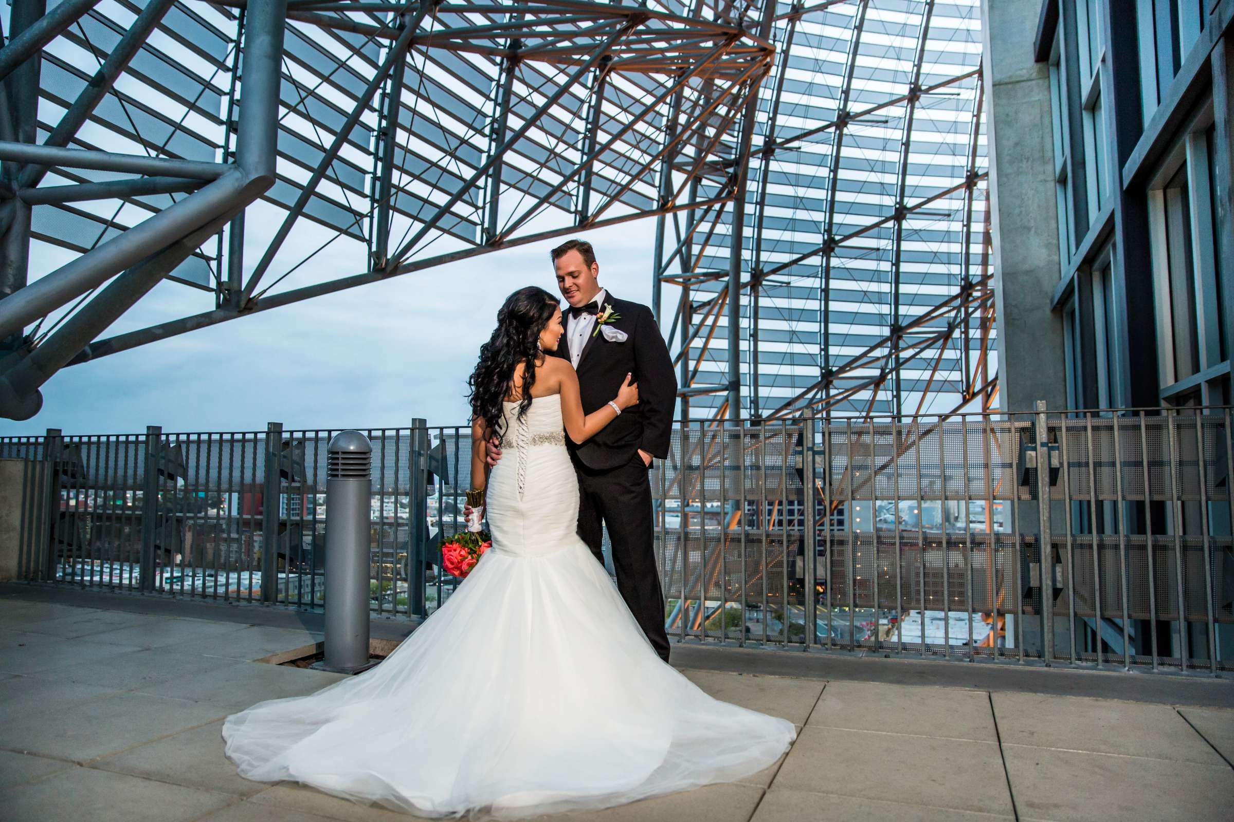 contemporary photo at San Diego Central Library Wedding coordinated by MR floral&events, Aratiya and Christopher Wedding Photo #4 by True Photography
