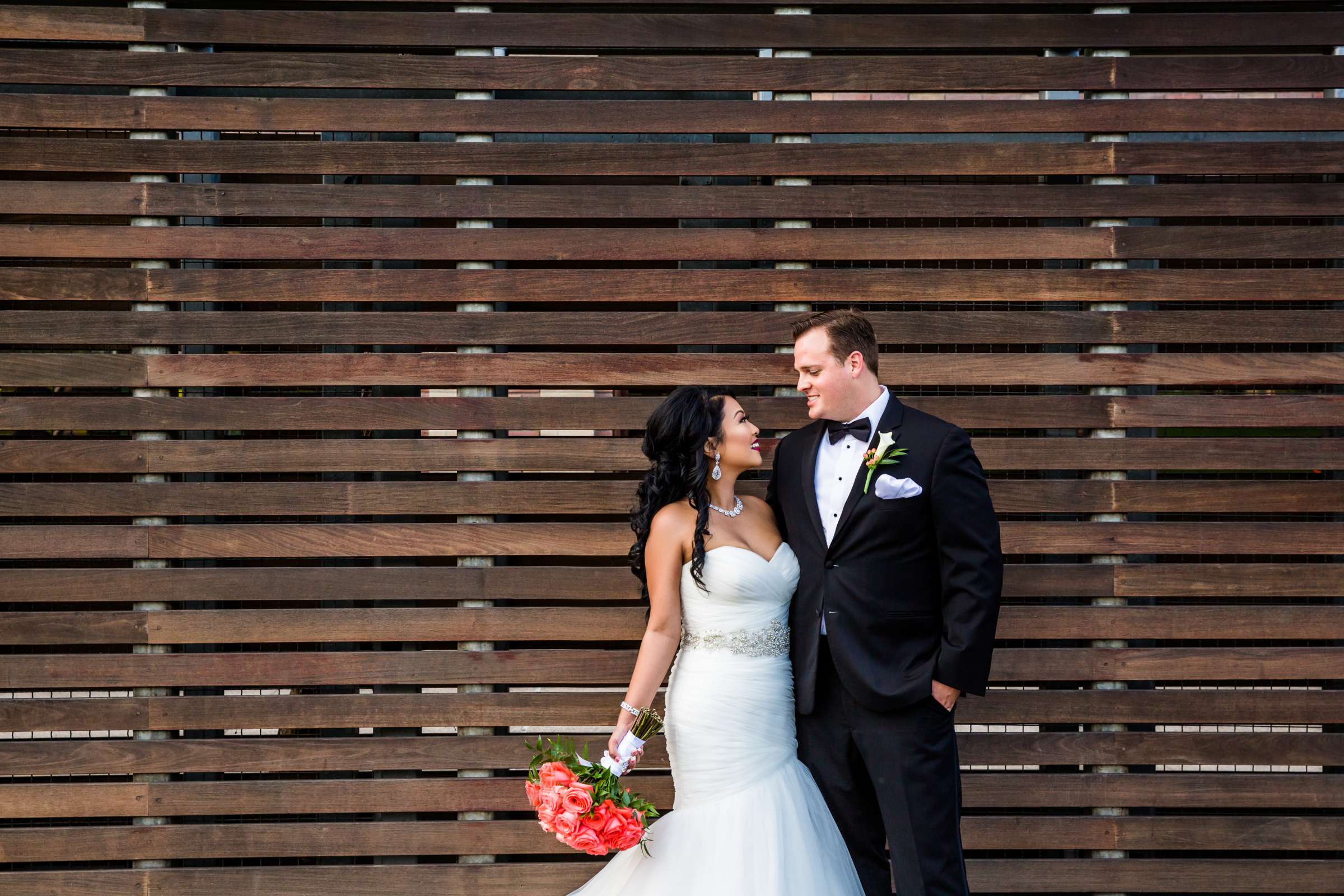 San Diego Central Library Wedding coordinated by MR floral&events, Aratiya and Christopher Wedding Photo #14 by True Photography