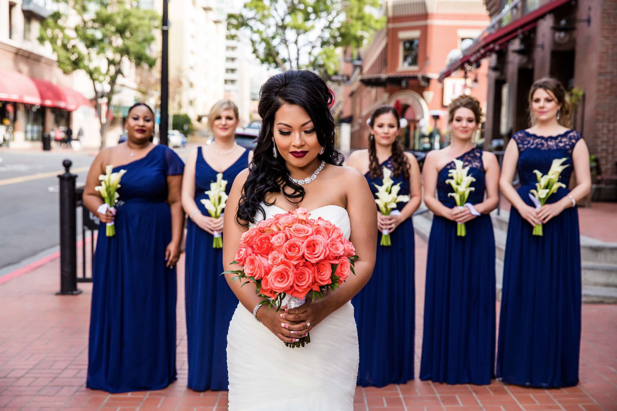 San Diego Central Library Wedding coordinated by MR floral&events, Aratiya and Christopher Wedding Photo #37 by True Photography