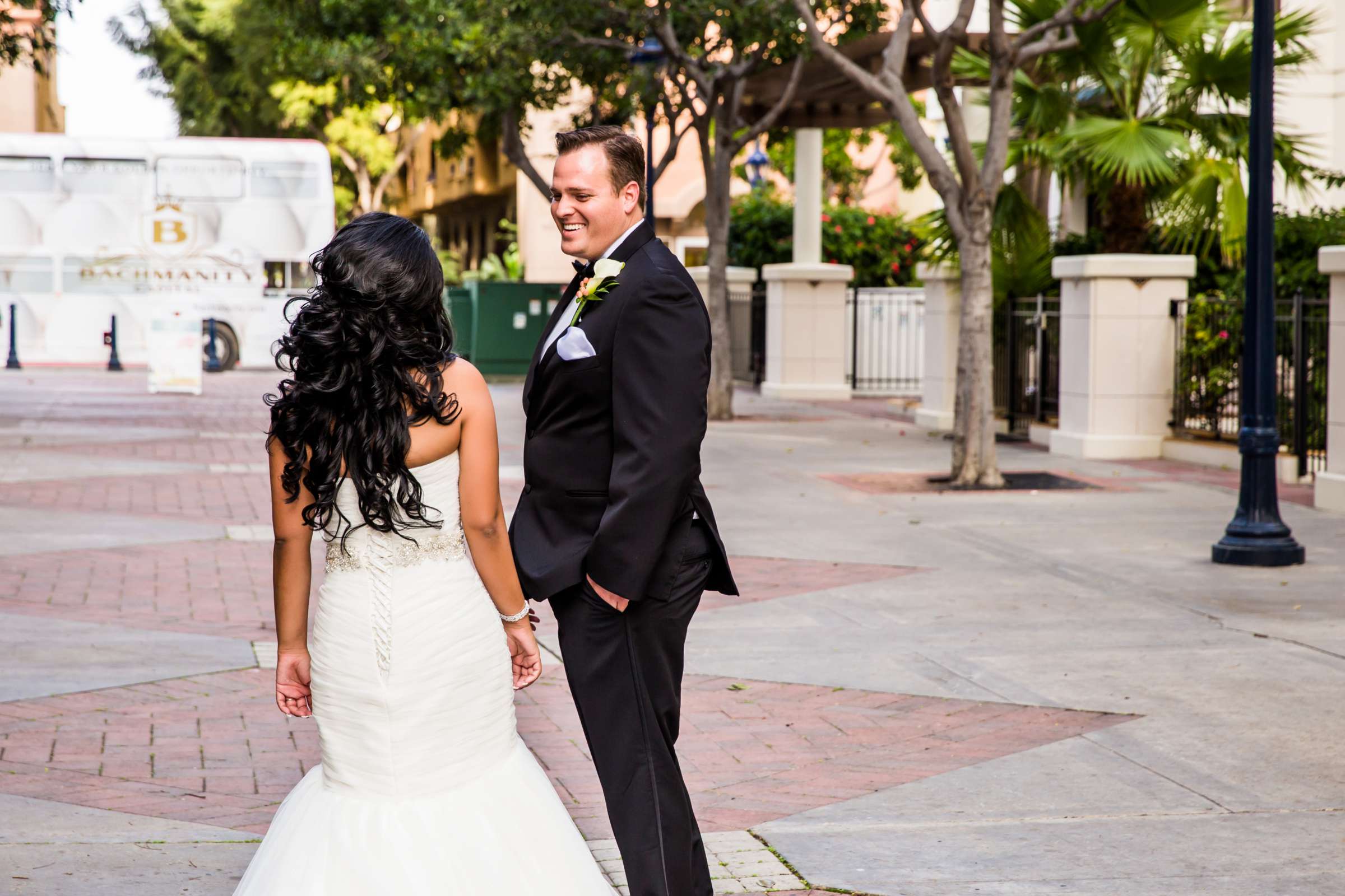 San Diego Central Library Wedding coordinated by MR floral&events, Aratiya and Christopher Wedding Photo #39 by True Photography