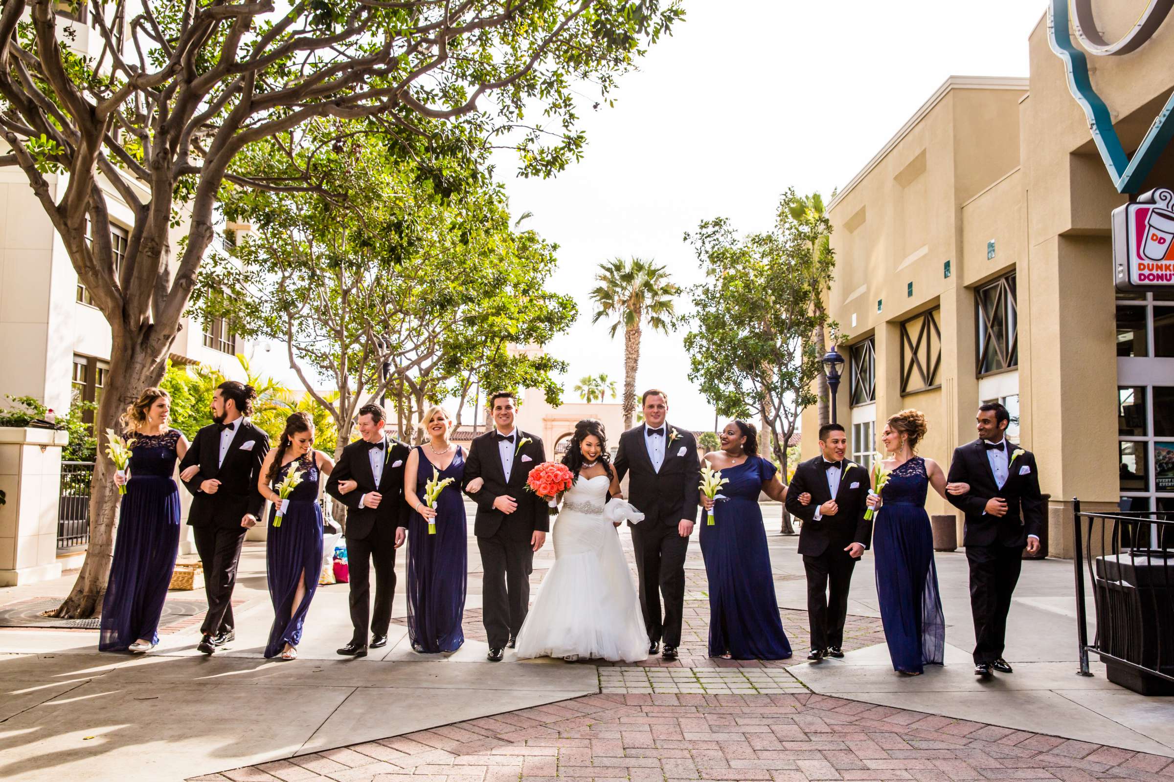 San Diego Central Library Wedding coordinated by MR floral&events, Aratiya and Christopher Wedding Photo #45 by True Photography