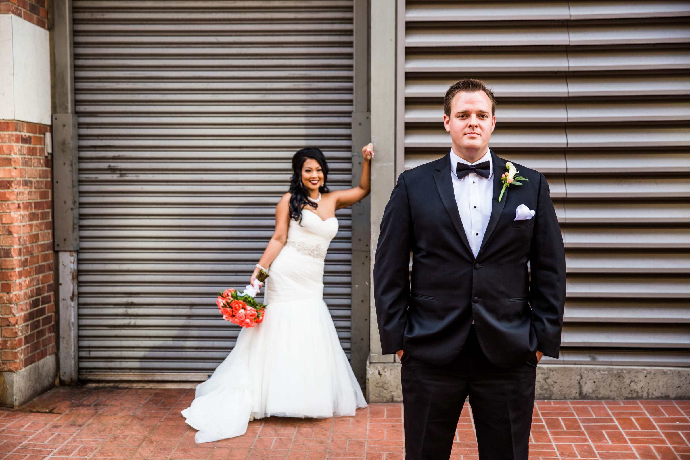 San Diego Central Library Wedding coordinated by MR floral&events, Aratiya and Christopher Wedding Photo #50 by True Photography