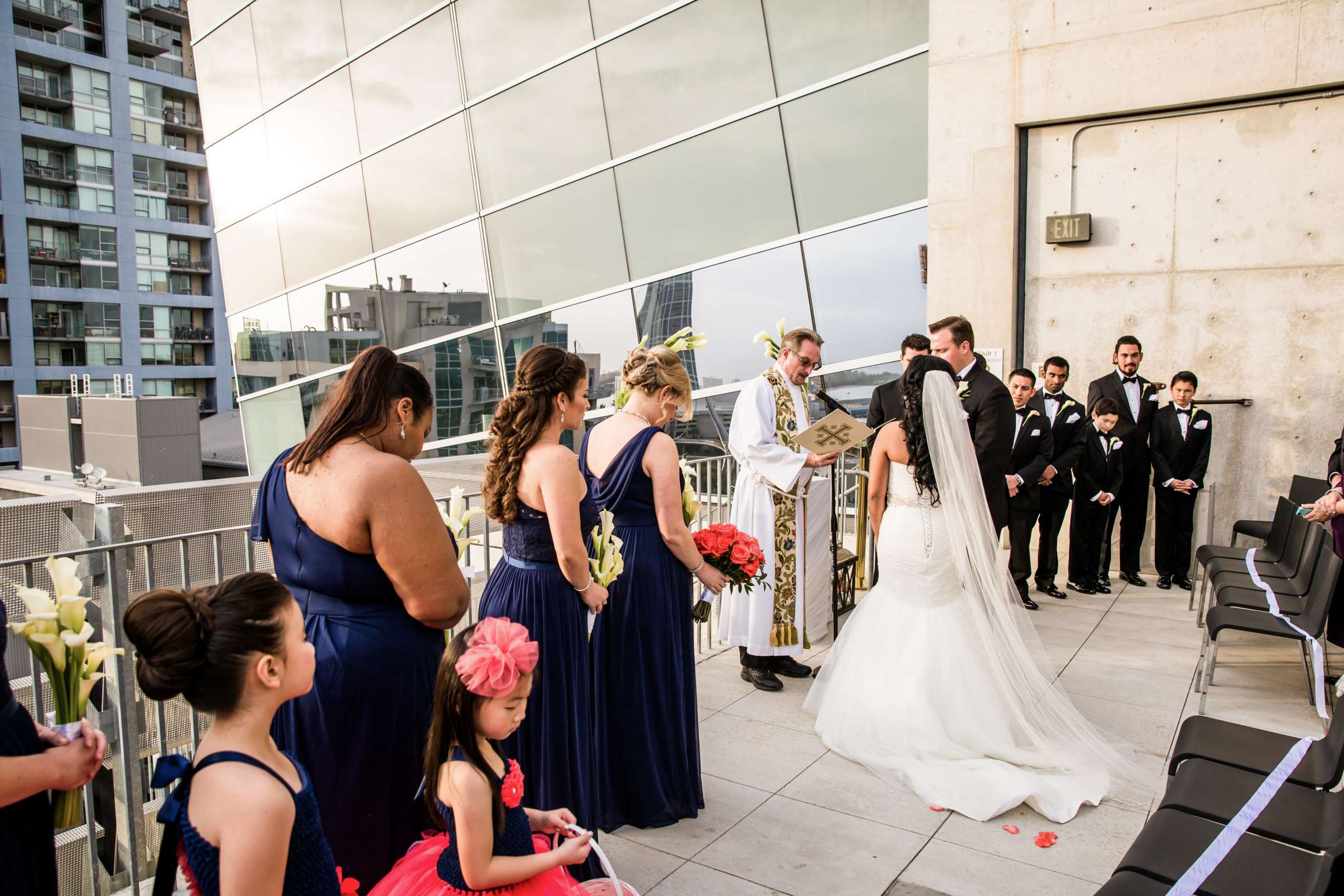 San Diego Central Library Wedding coordinated by MR floral&events, Aratiya and Christopher Wedding Photo #72 by True Photography