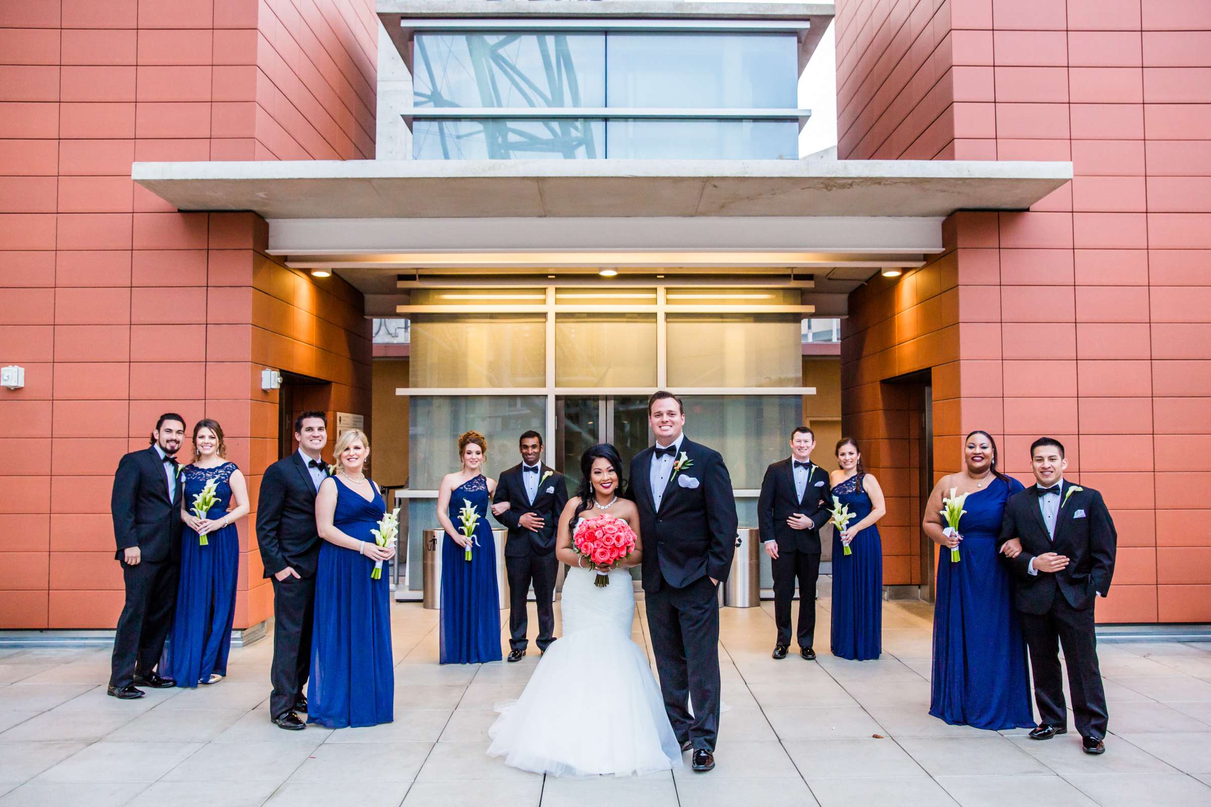 San Diego Central Library Wedding coordinated by MR floral&events, Aratiya and Christopher Wedding Photo #89 by True Photography