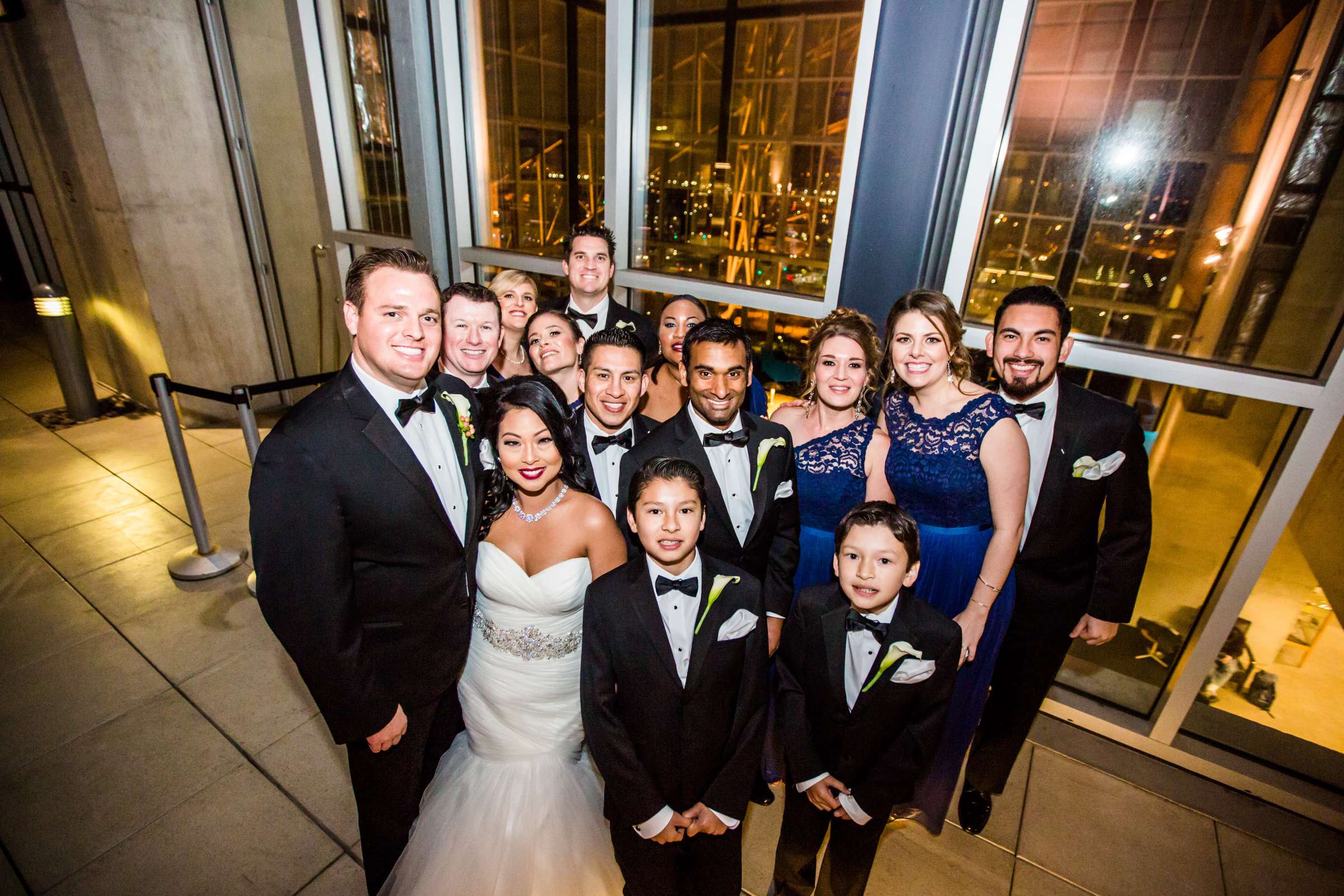 San Diego Central Library Wedding coordinated by MR floral&events, Aratiya and Christopher Wedding Photo #100 by True Photography