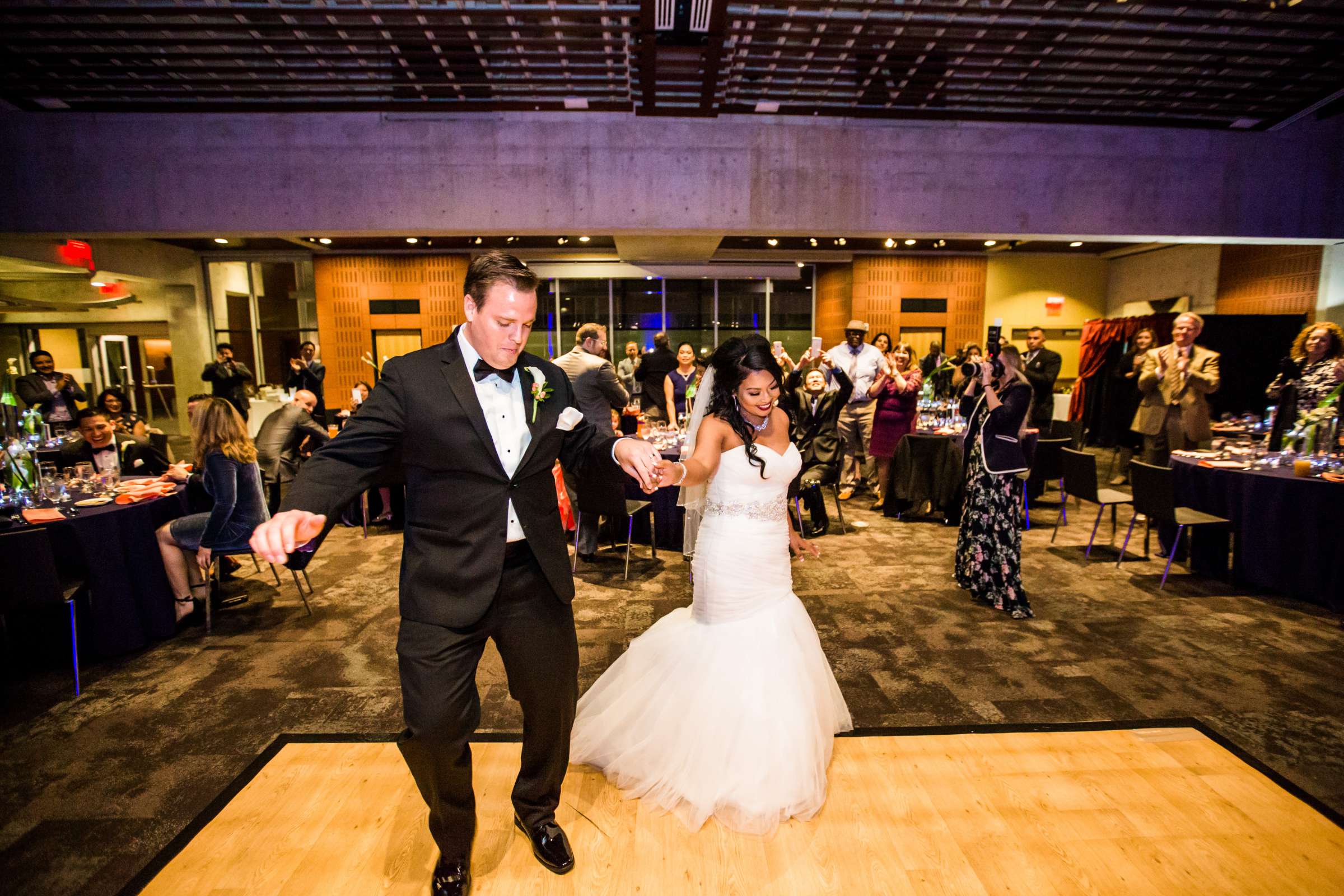 San Diego Central Library Wedding coordinated by MR floral&events, Aratiya and Christopher Wedding Photo #103 by True Photography