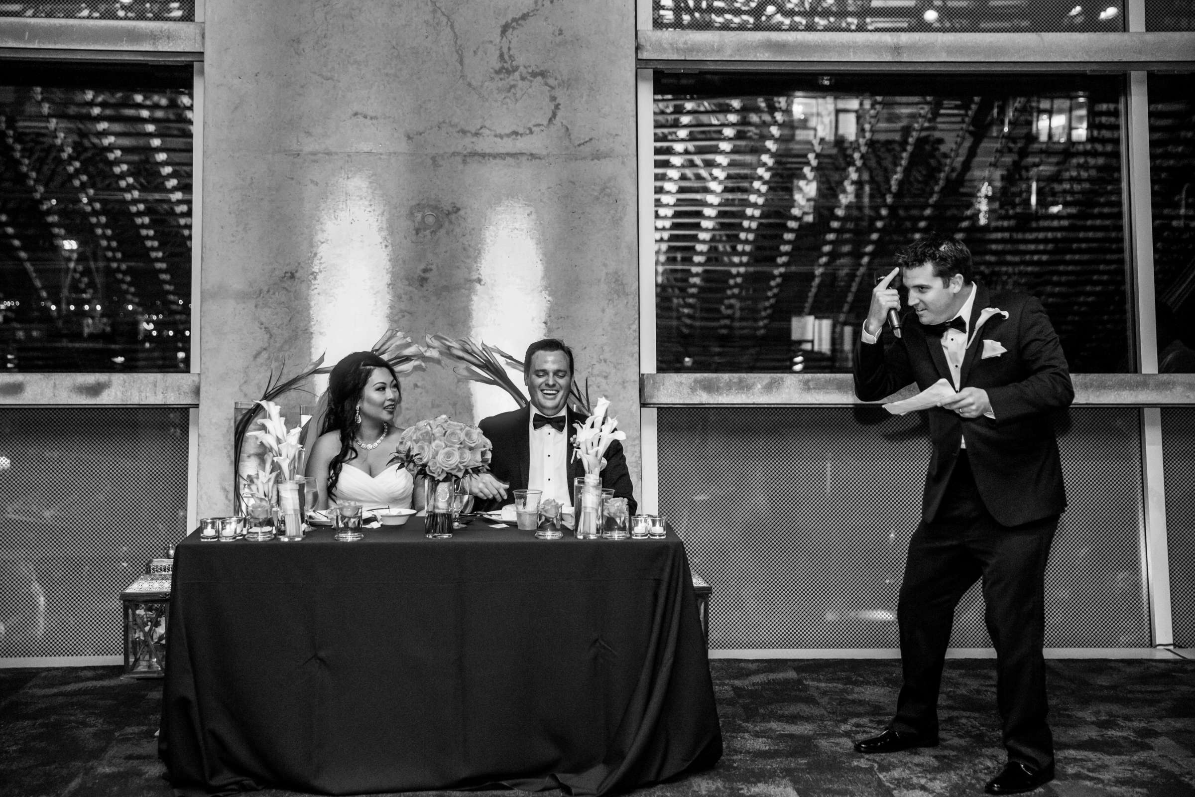 San Diego Central Library Wedding coordinated by MR floral&events, Aratiya and Christopher Wedding Photo #108 by True Photography