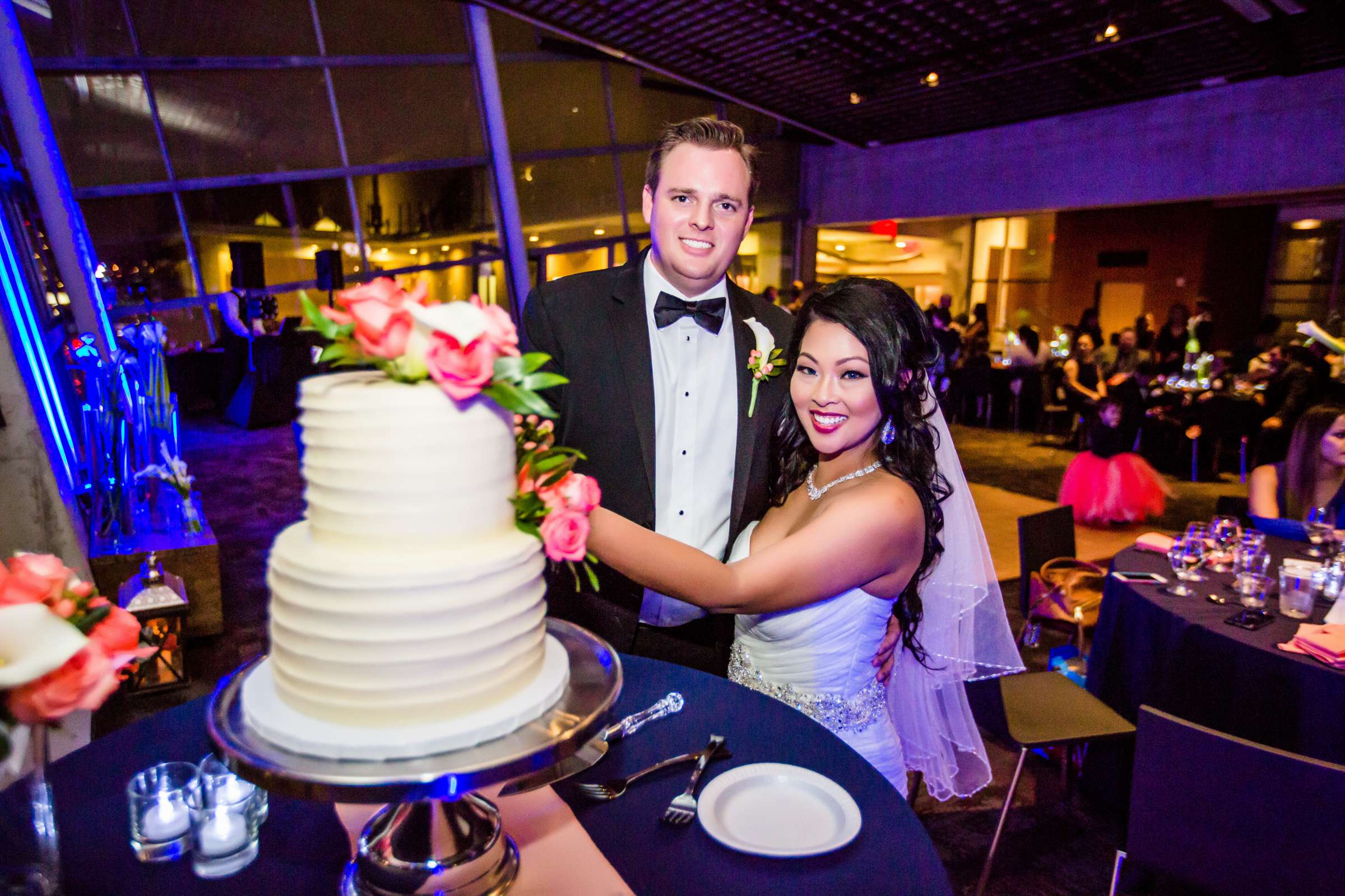 San Diego Central Library Wedding coordinated by MR floral&events, Aratiya and Christopher Wedding Photo #114 by True Photography