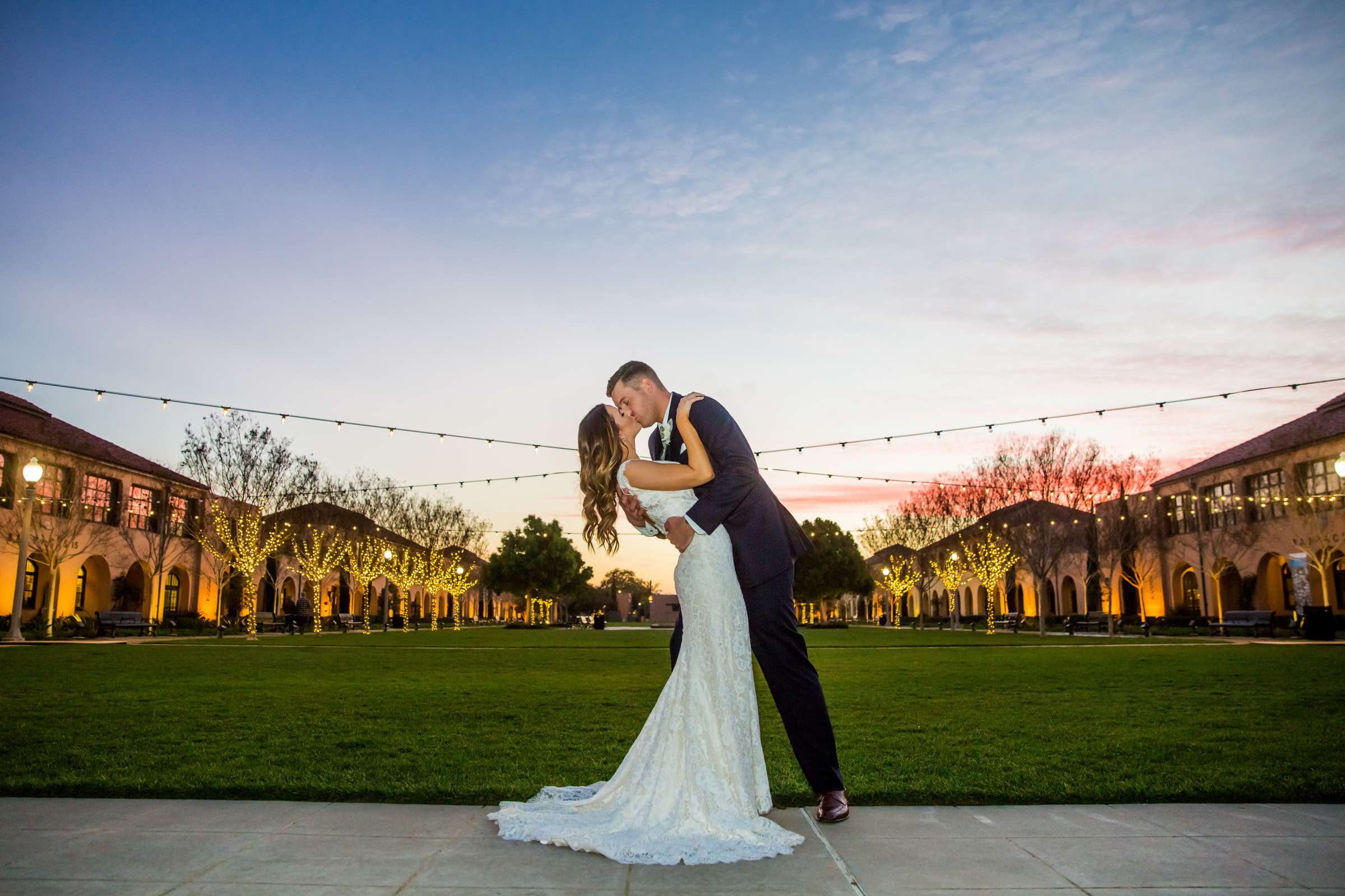 Sunset at VENUES Liberty Station Wedding coordinated by WED (Weddings.Events.Design), Michelle and Sam Wedding Photo #5 by True Photography