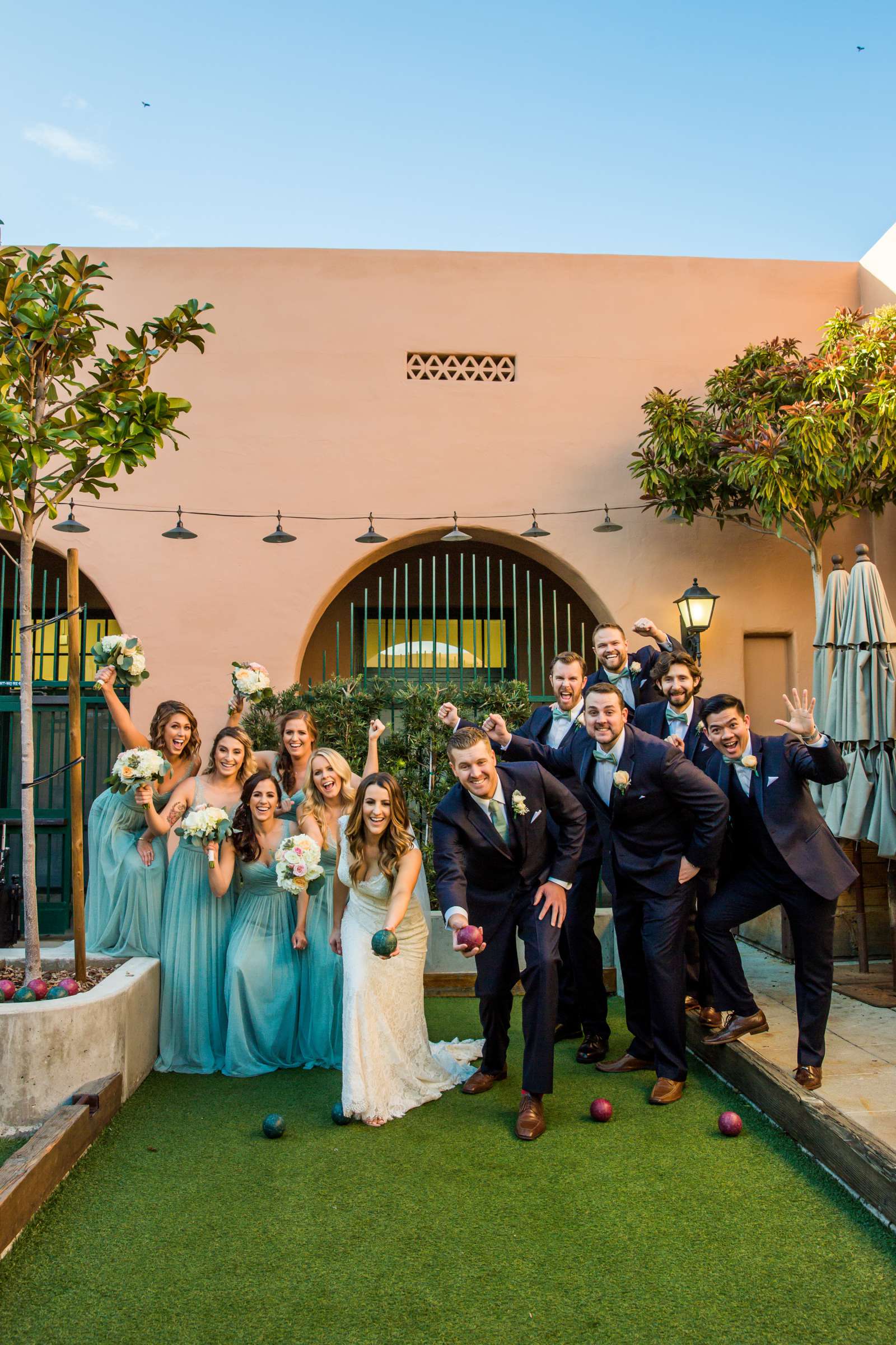 Bridal Party at VENUES Liberty Station Wedding coordinated by WED (Weddings.Events.Design), Michelle and Sam Wedding Photo #16 by True Photography