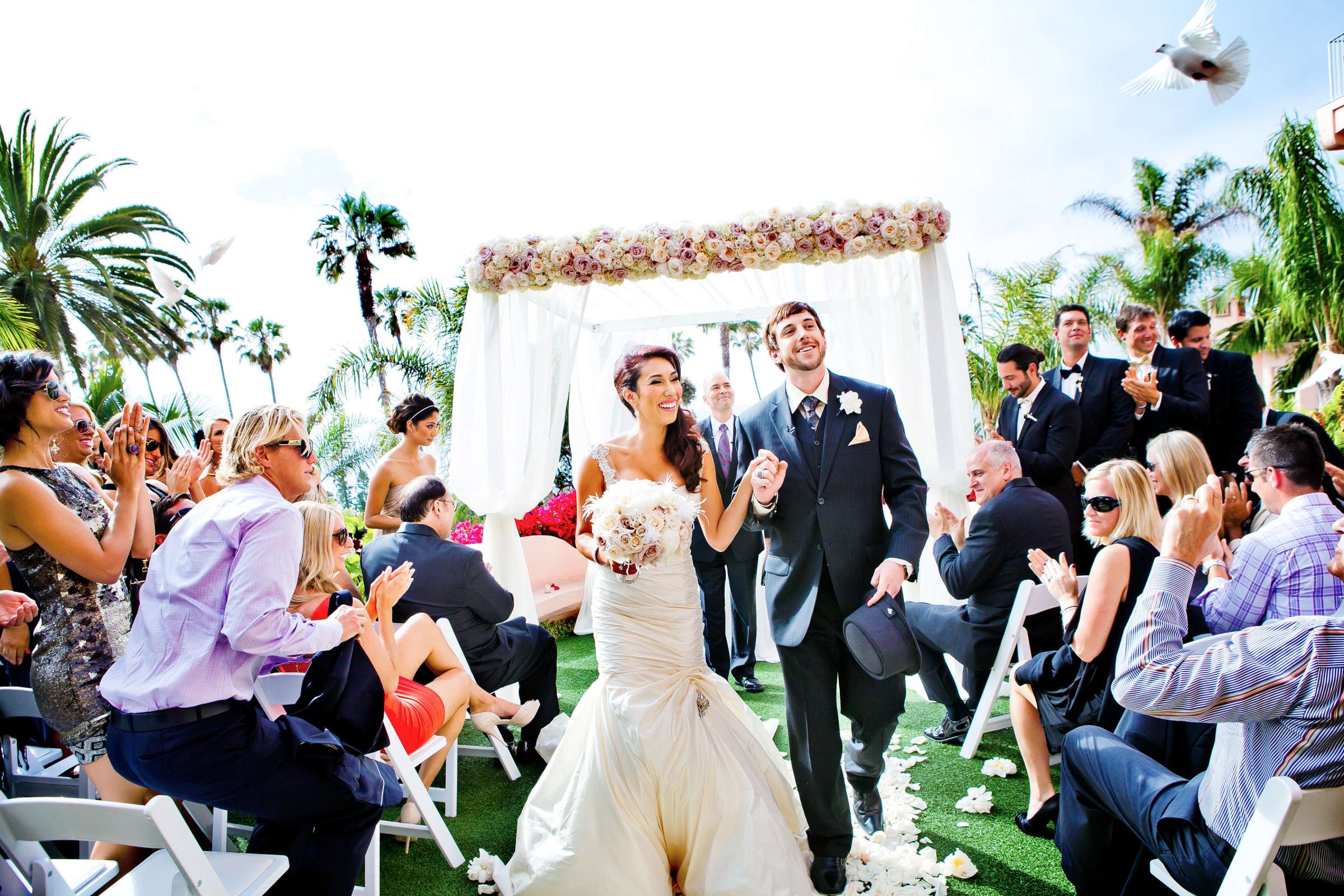 La Valencia Wedding coordinated by Bianca Weddings, Christina and Zachary Wedding Photo #310749 by True Photography
