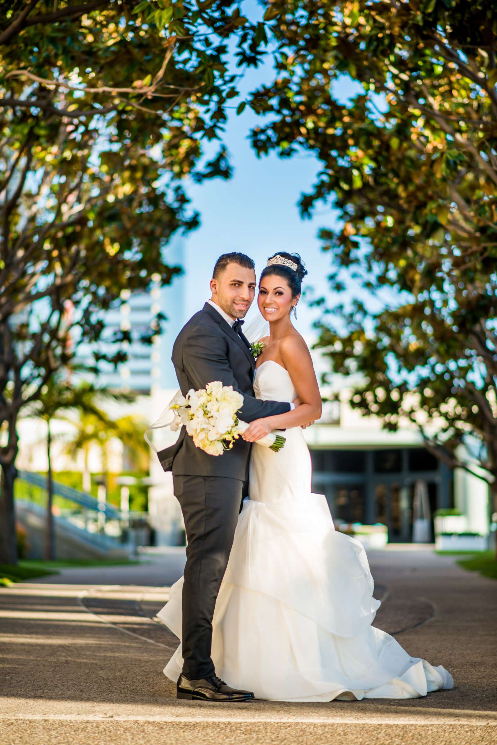 Manchester Grand Hyatt San Diego Wedding coordinated by Events Plus Style, Farah and Josh Wedding Photo #1 by True Photography