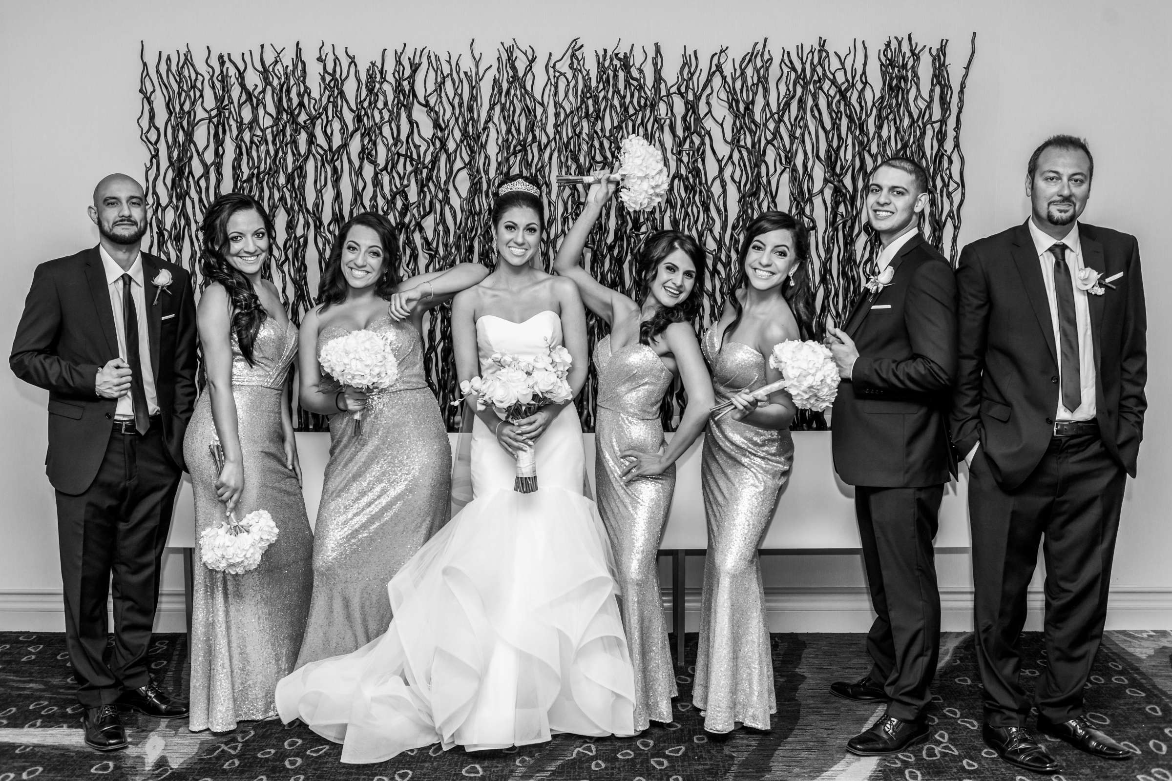 Manchester Grand Hyatt San Diego Wedding coordinated by Events Plus Style, Farah and Josh Wedding Photo #12 by True Photography