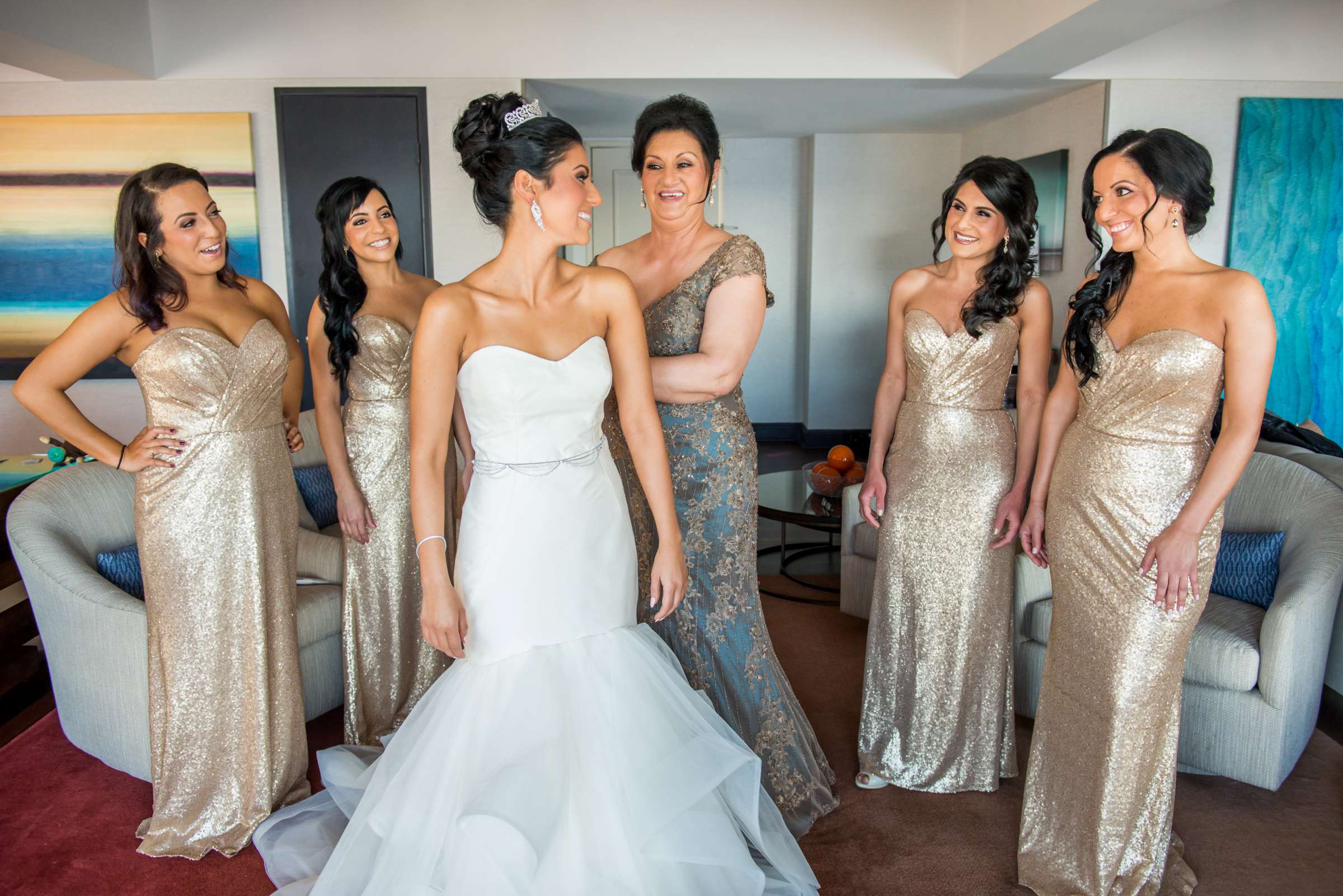 Manchester Grand Hyatt San Diego Wedding coordinated by Events Plus Style, Farah and Josh Wedding Photo #28 by True Photography