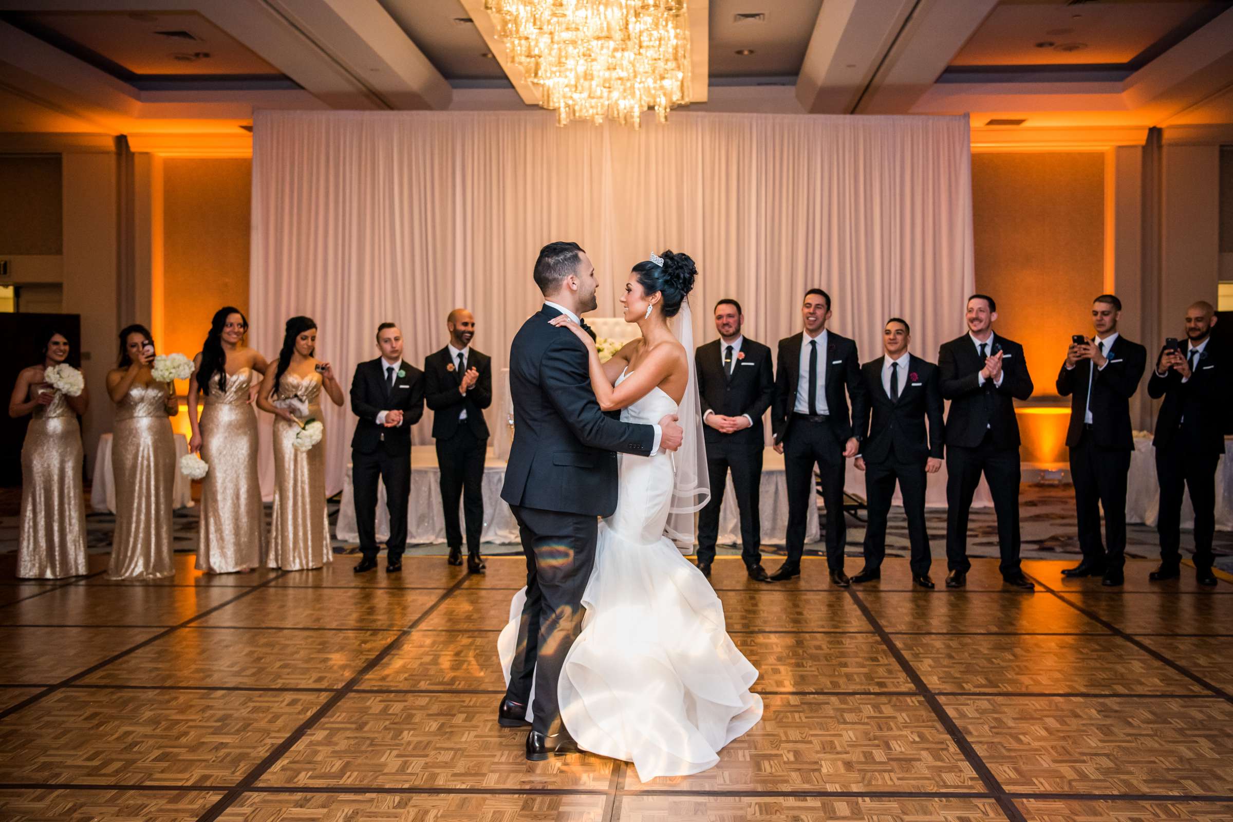 Manchester Grand Hyatt San Diego Wedding coordinated by Events Plus Style, Farah and Josh Wedding Photo #100 by True Photography