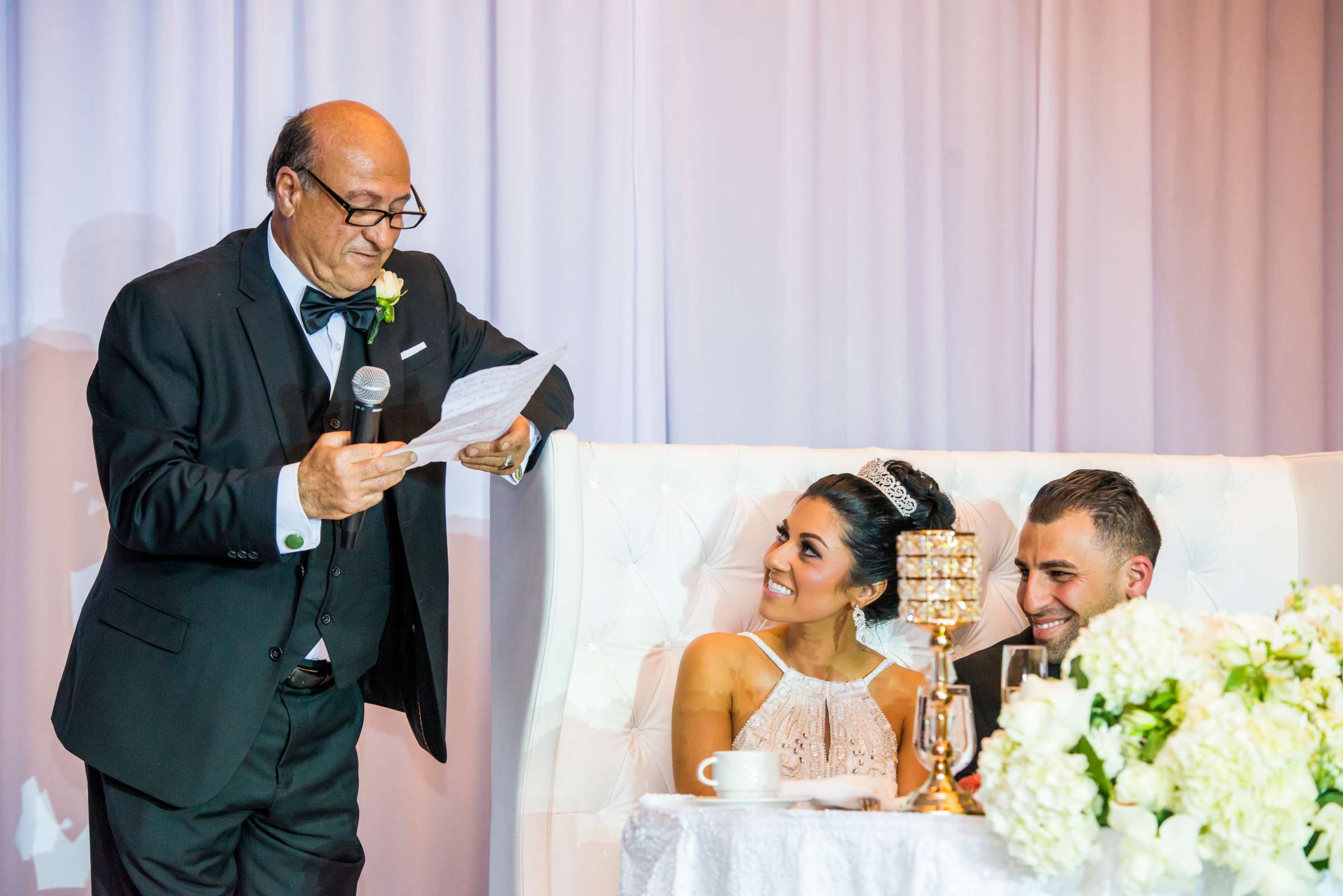 Manchester Grand Hyatt San Diego Wedding coordinated by Events Plus Style, Farah and Josh Wedding Photo #116 by True Photography