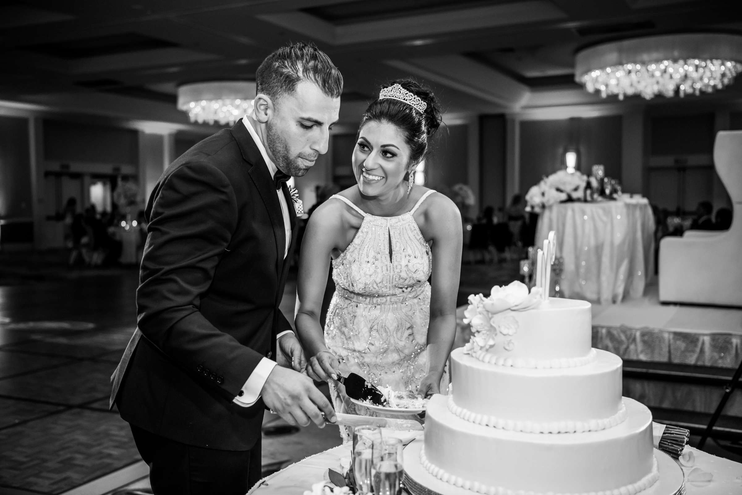 Manchester Grand Hyatt San Diego Wedding coordinated by Events Plus Style, Farah and Josh Wedding Photo #127 by True Photography