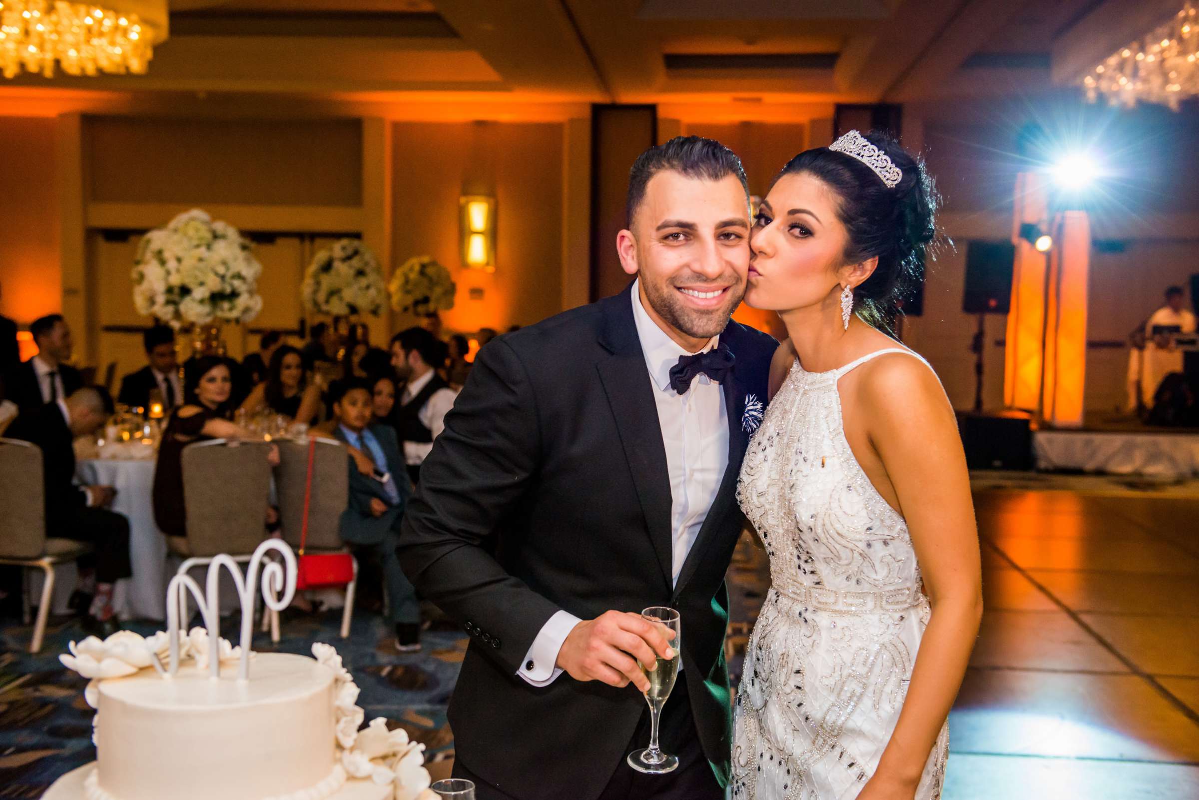 Manchester Grand Hyatt San Diego Wedding coordinated by Events Plus Style, Farah and Josh Wedding Photo #128 by True Photography