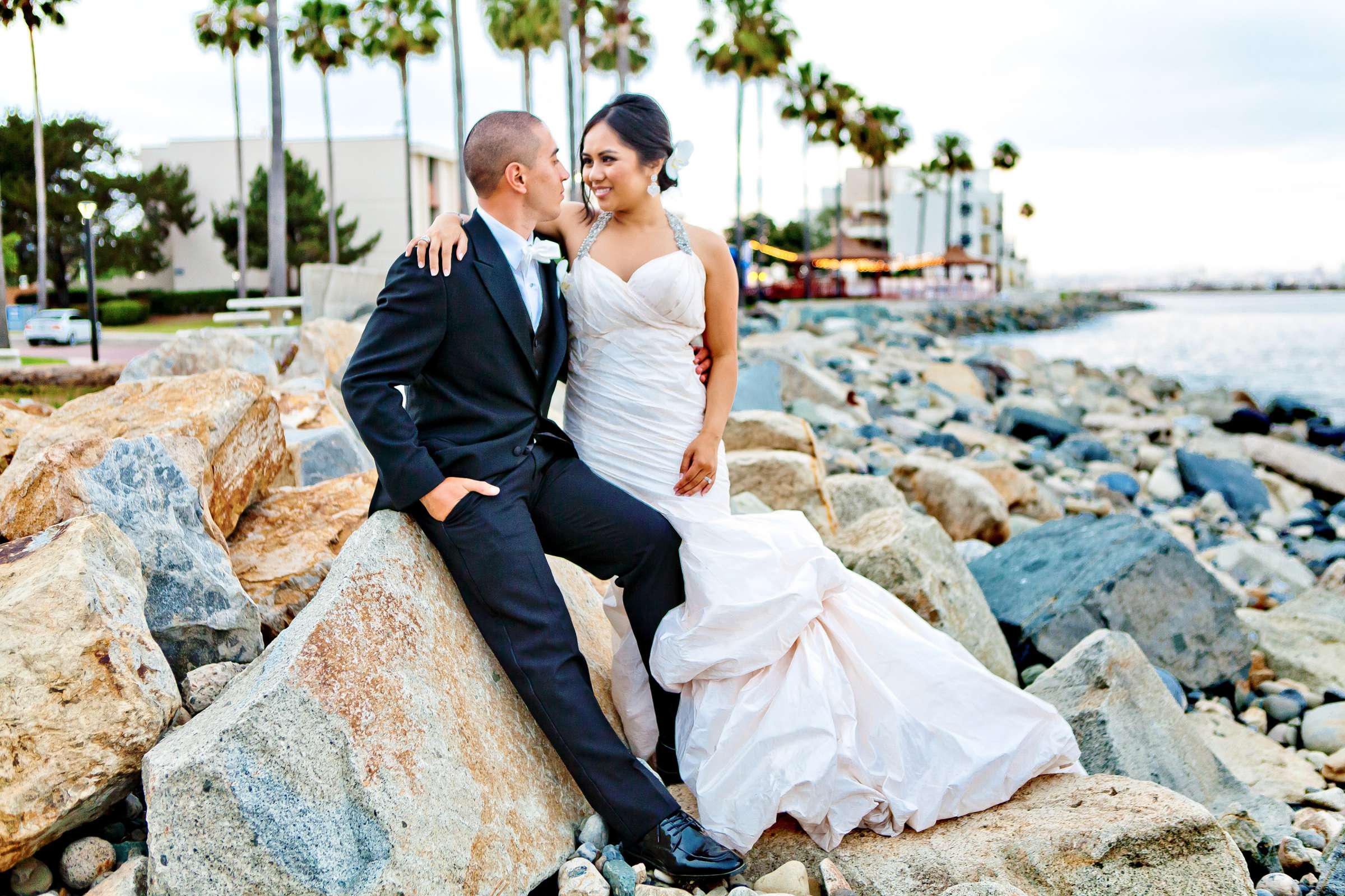 Hard Rock Hotel-San Diego Wedding coordinated by Tres Chic Affairs, Jasmine and Richie Wedding Photo #318232 by True Photography