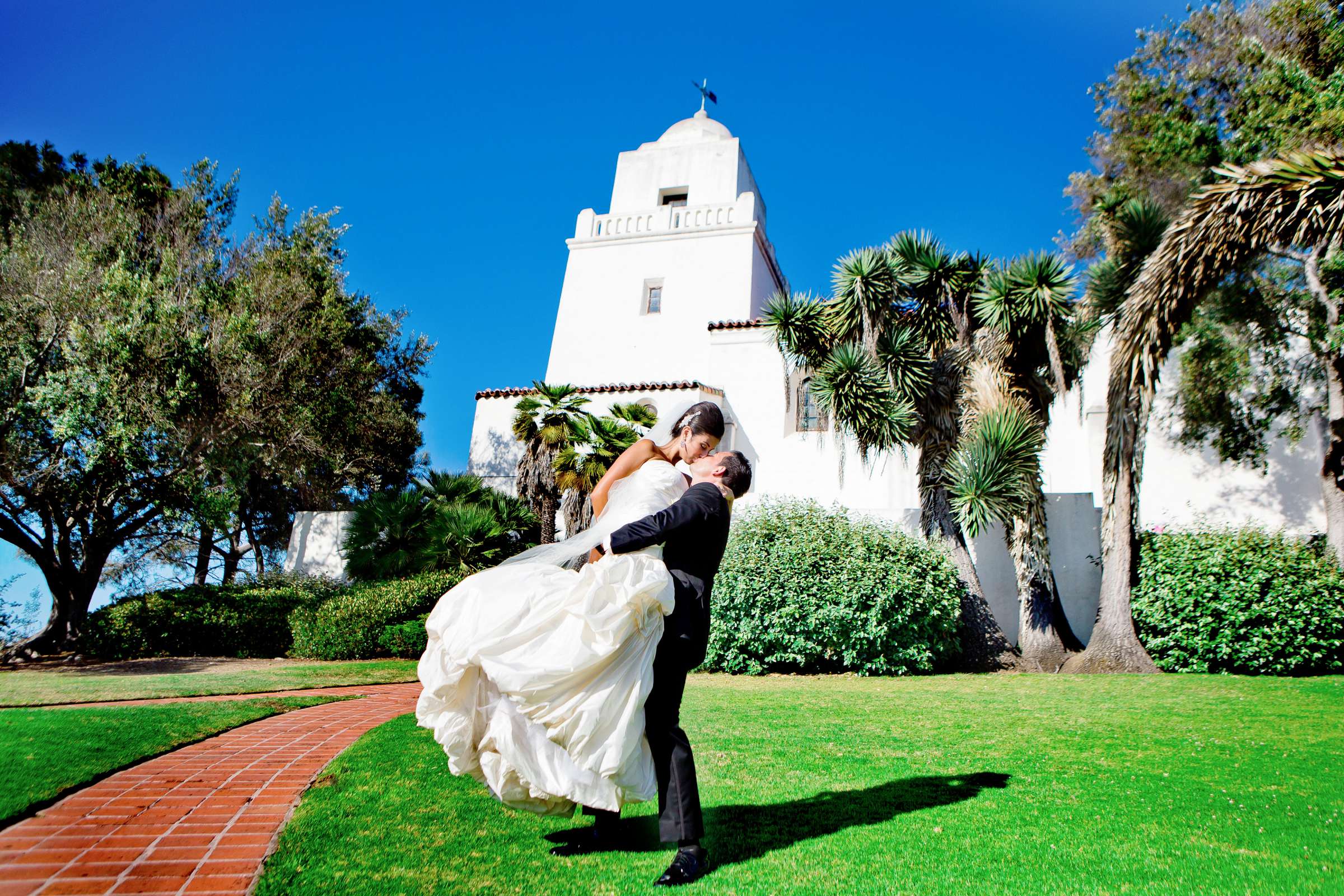Junipero Serra Museum Wedding coordinated by La Dolce Idea, Adrienne and Morod Wedding Photo #319816 by True Photography
