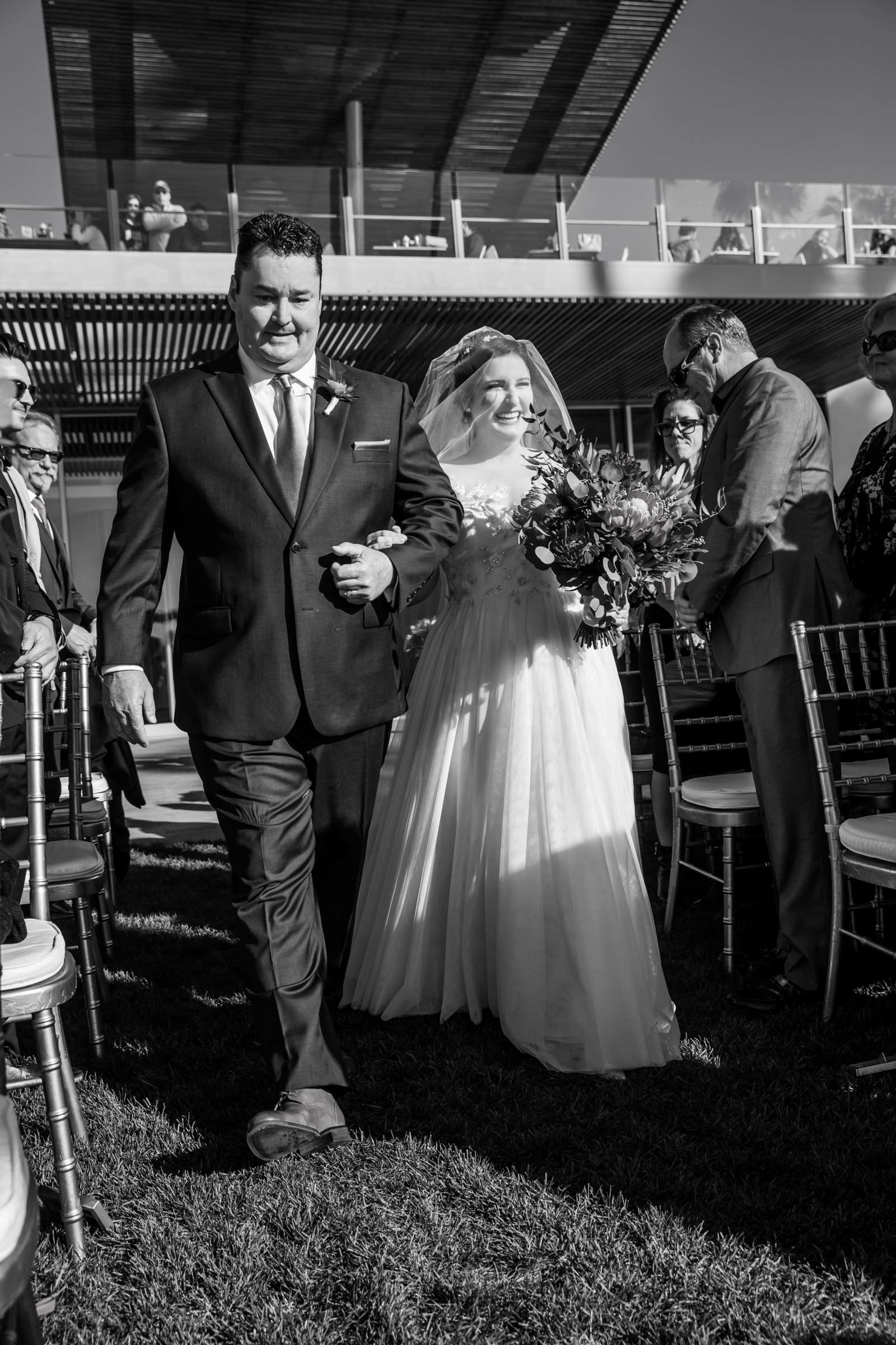 Scripps Seaside Forum Wedding coordinated by Aquilone Events, Meg and Adam Wedding Photo #320738 by True Photography