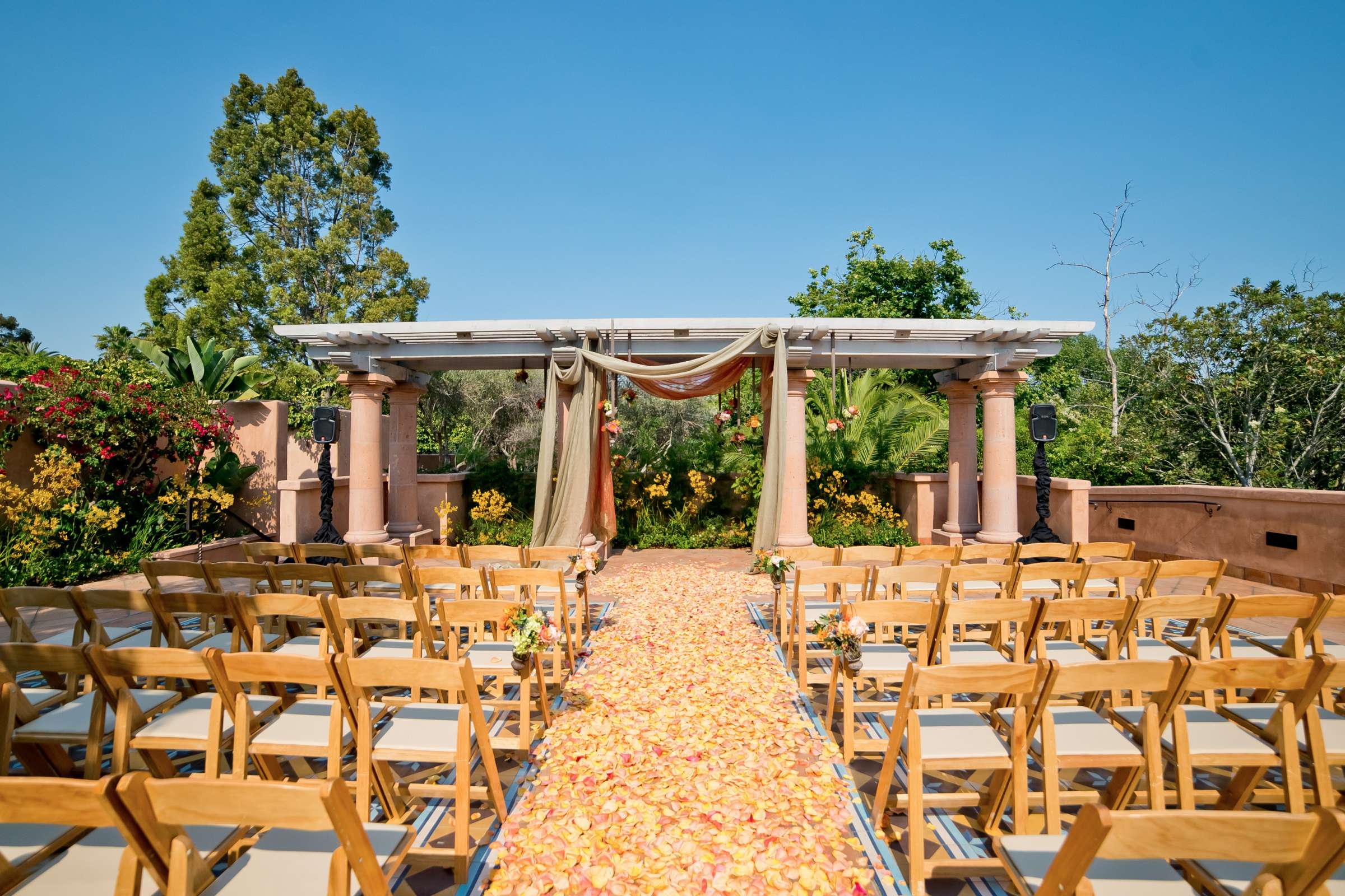 Rancho Valencia Wedding coordinated by EverAfter Events, Yuriko and Philip Wedding Photo #324322 by True Photography