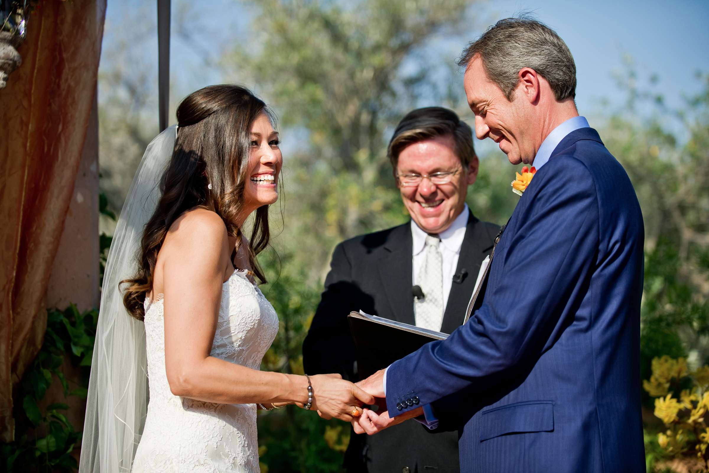 Rancho Valencia Wedding coordinated by EverAfter Events, Yuriko and Philip Wedding Photo #324367 by True Photography