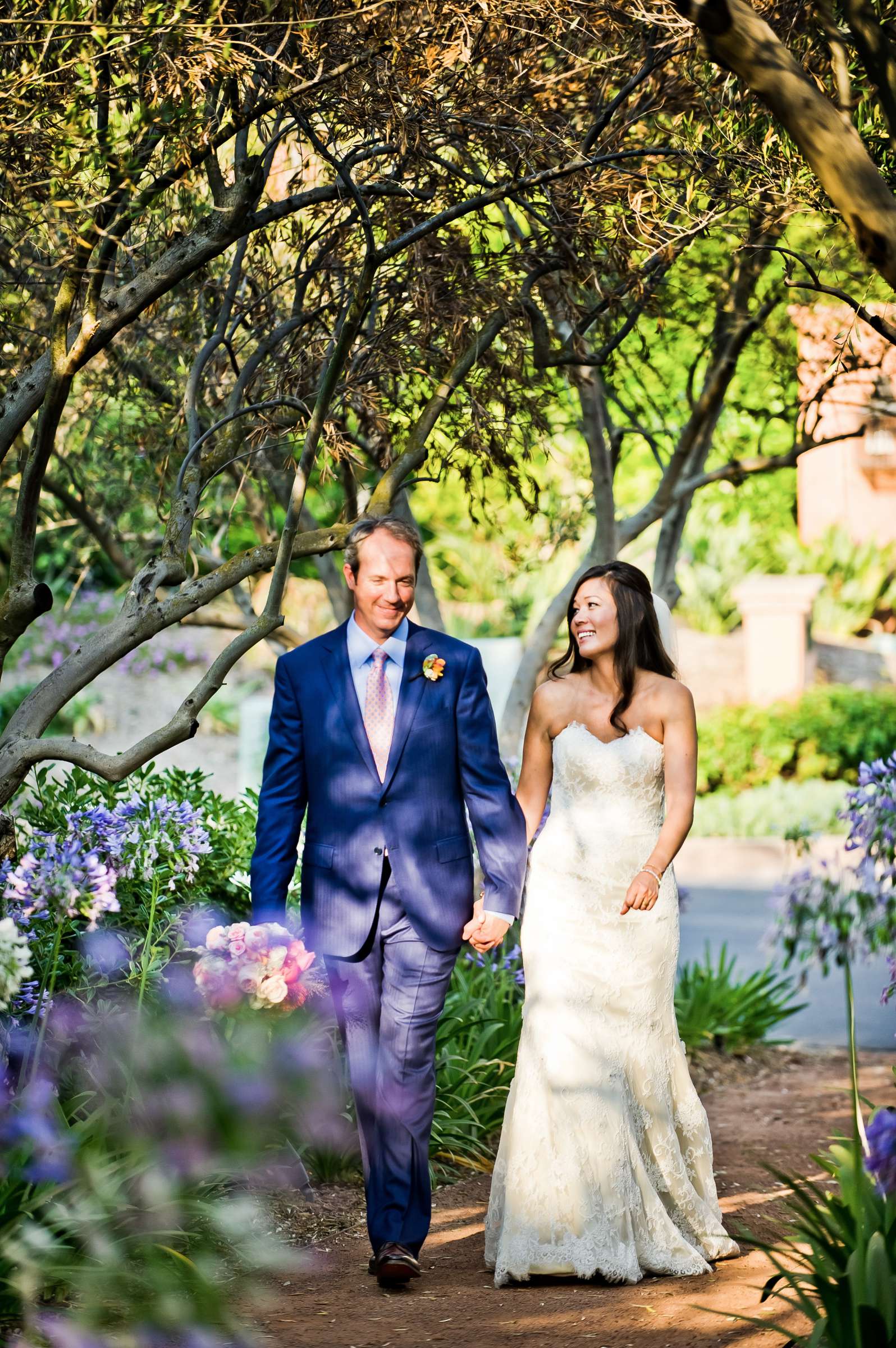 Rancho Valencia Wedding coordinated by EverAfter Events, Yuriko and Philip Wedding Photo #324377 by True Photography
