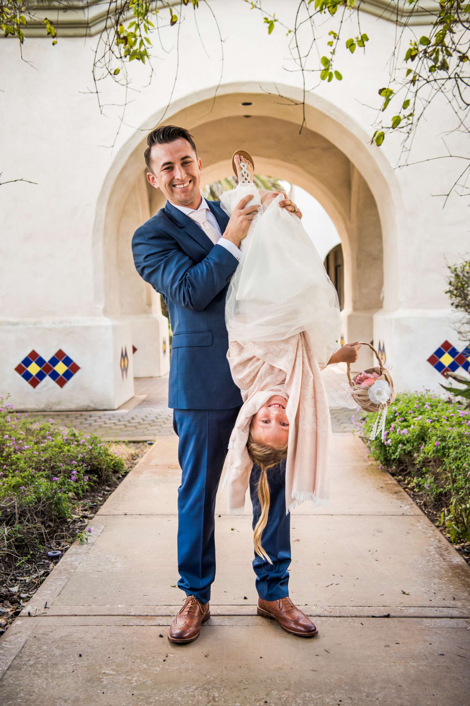Funny moment at The Lafayette Hotel San Diego Wedding, Amanda and David Wedding Photo #110 by True Photography