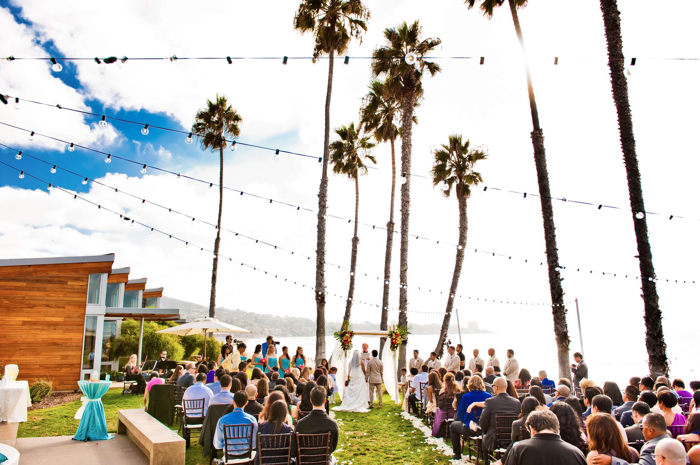 Scripps Seaside Forum Wedding coordinated by A Perfect Day With Renee, Celeste and Darren Wedding Photo #326094 by True Photography