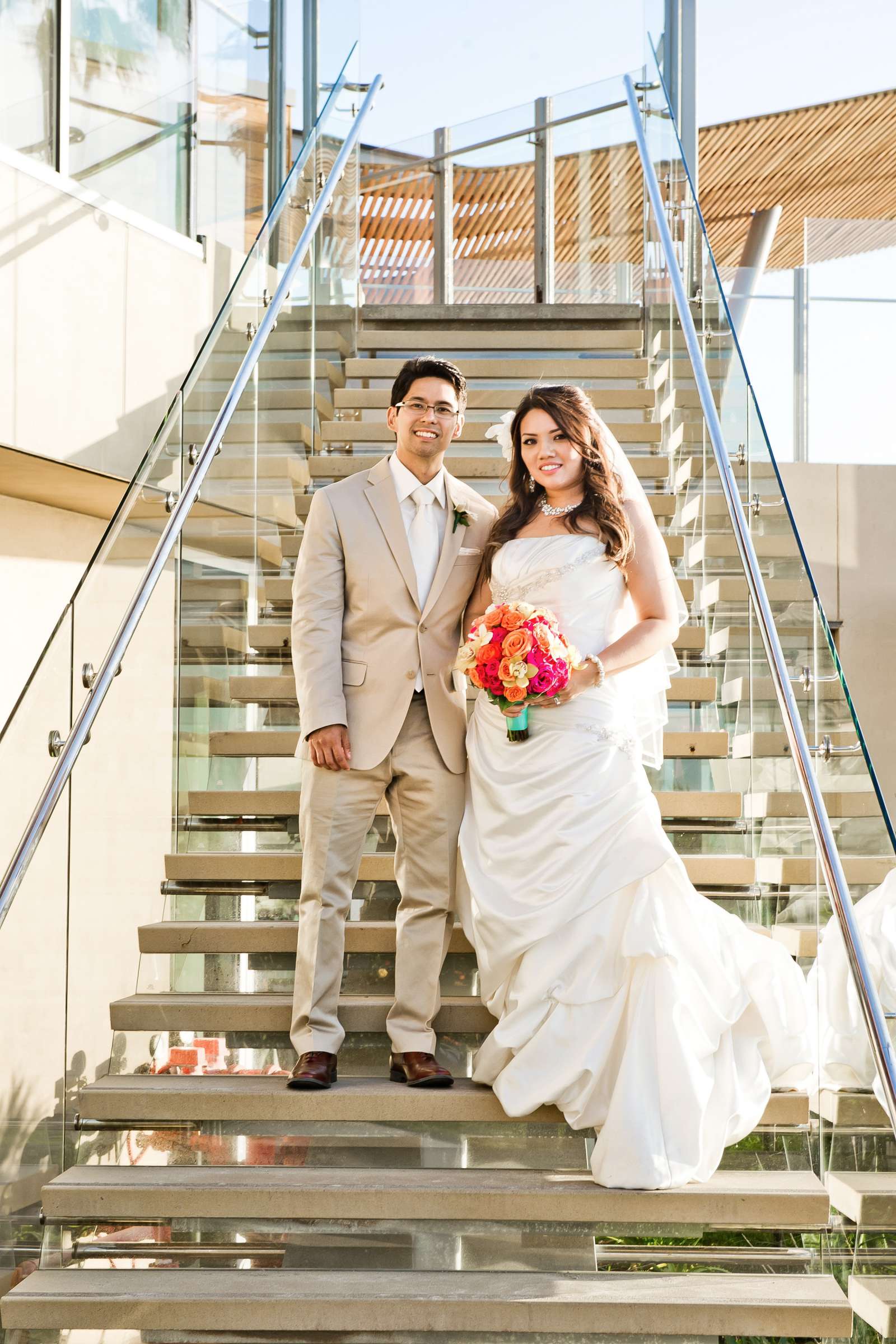 Scripps Seaside Forum Wedding coordinated by A Perfect Day With Renee, Celeste and Darren Wedding Photo #326098 by True Photography