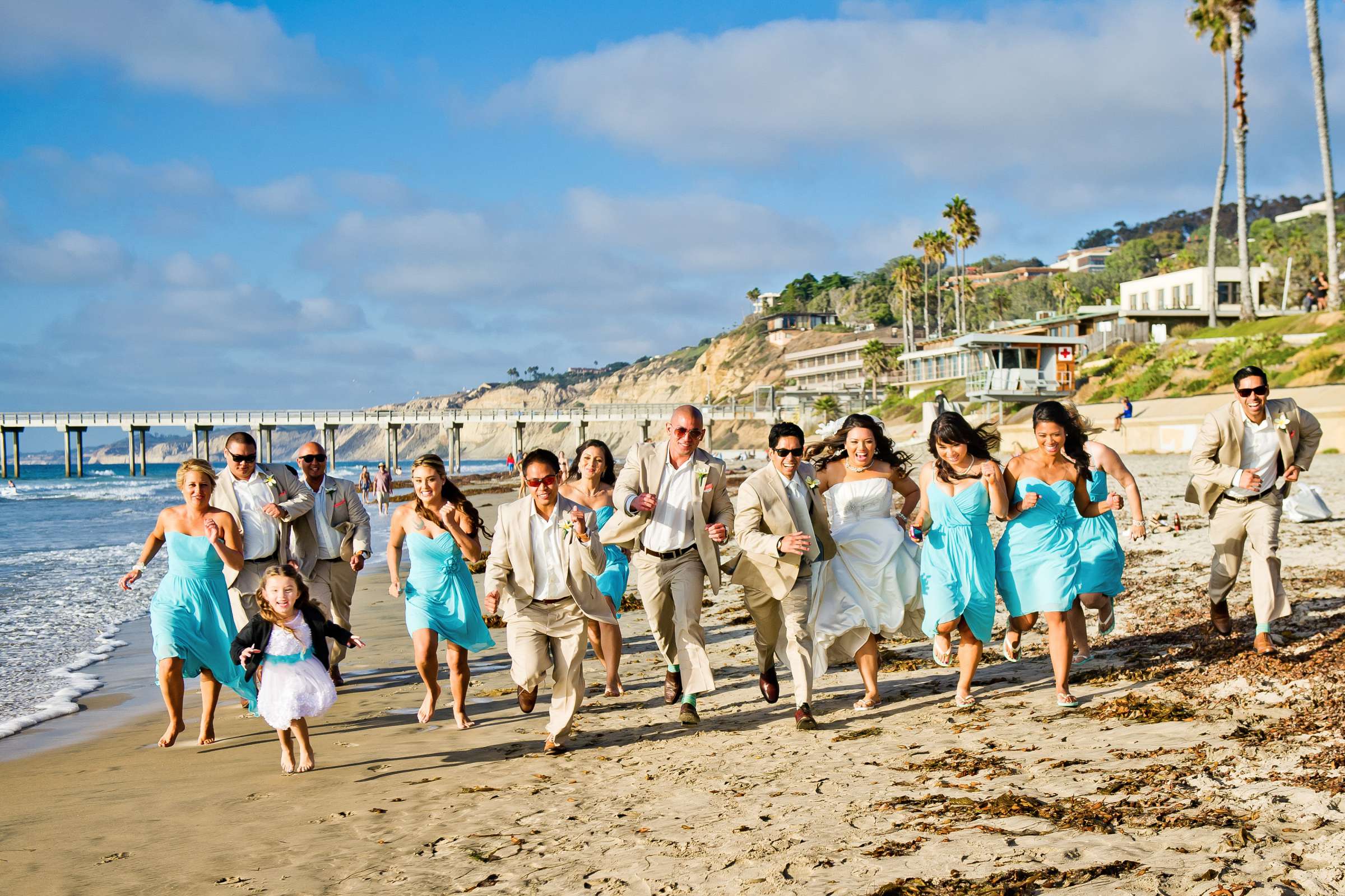 Scripps Seaside Forum Wedding coordinated by A Perfect Day With Renee, Celeste and Darren Wedding Photo #326123 by True Photography