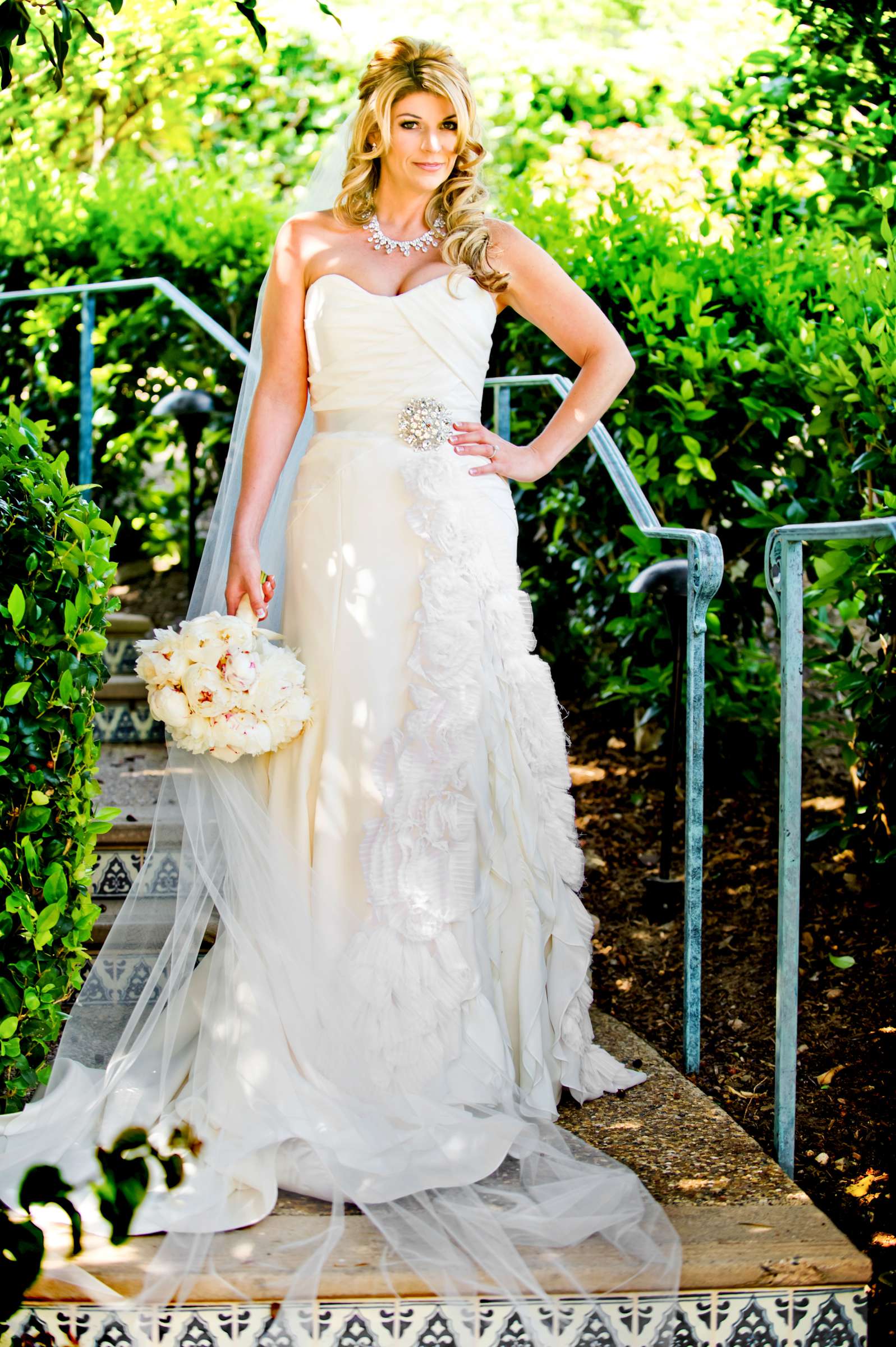 Rancho Valencia Wedding coordinated by Crown Weddings, Erin and Matthew Wedding Photo #329136 by True Photography