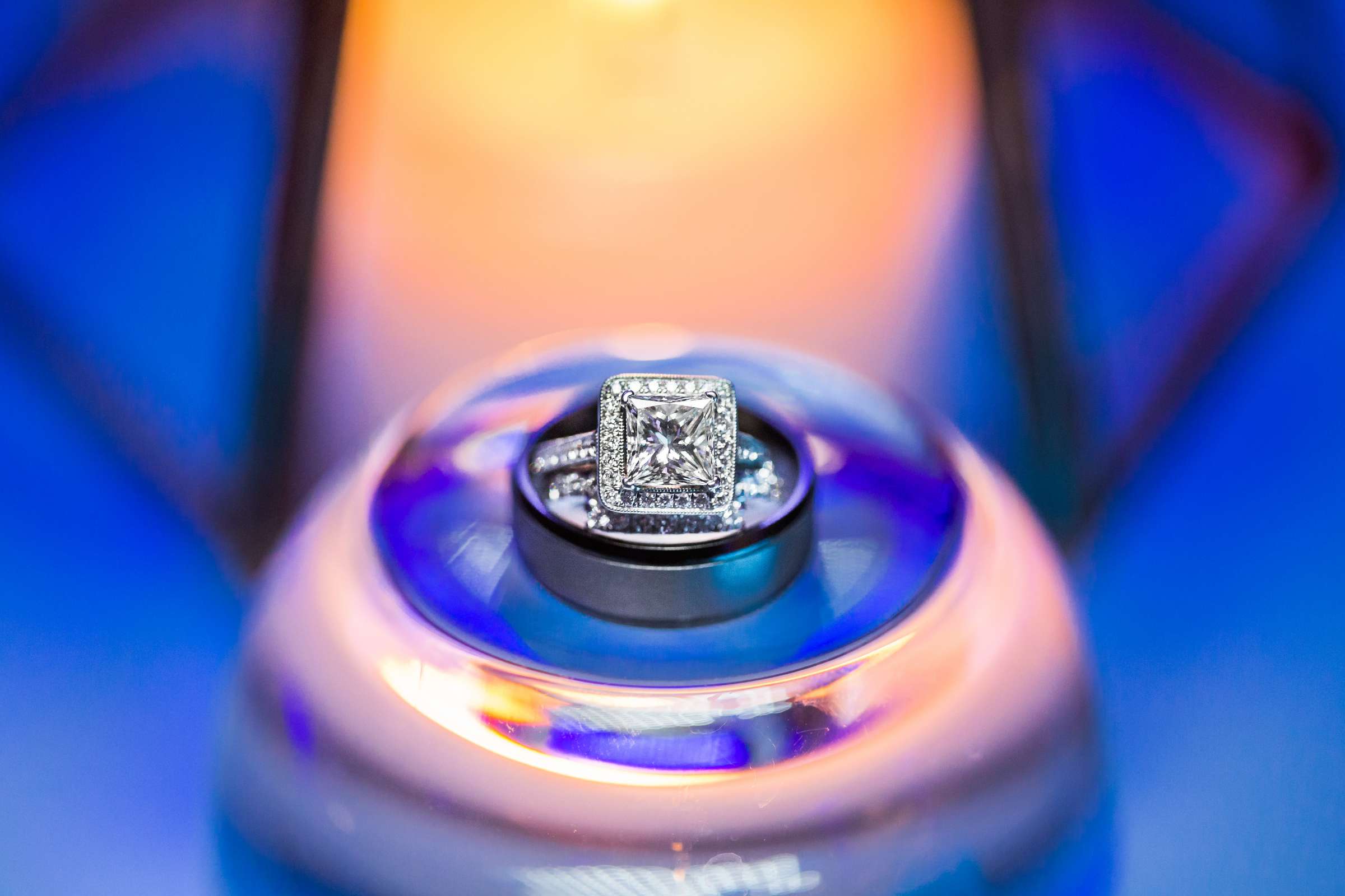 Rings at US Grant Wedding coordinated by Lavish Weddings, Milene and Sean Wedding Photo #19 by True Photography