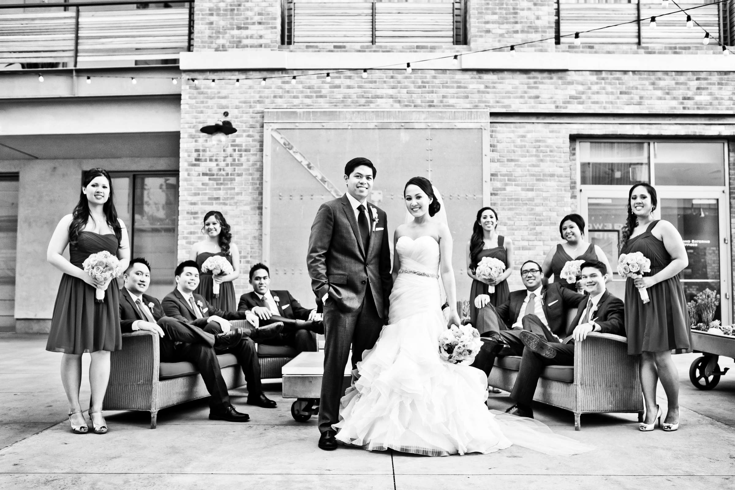 Westin Gaslamp Wedding coordinated by Pollenation Designs, Pamela and Nomer Wedding Photo #338349 by True Photography