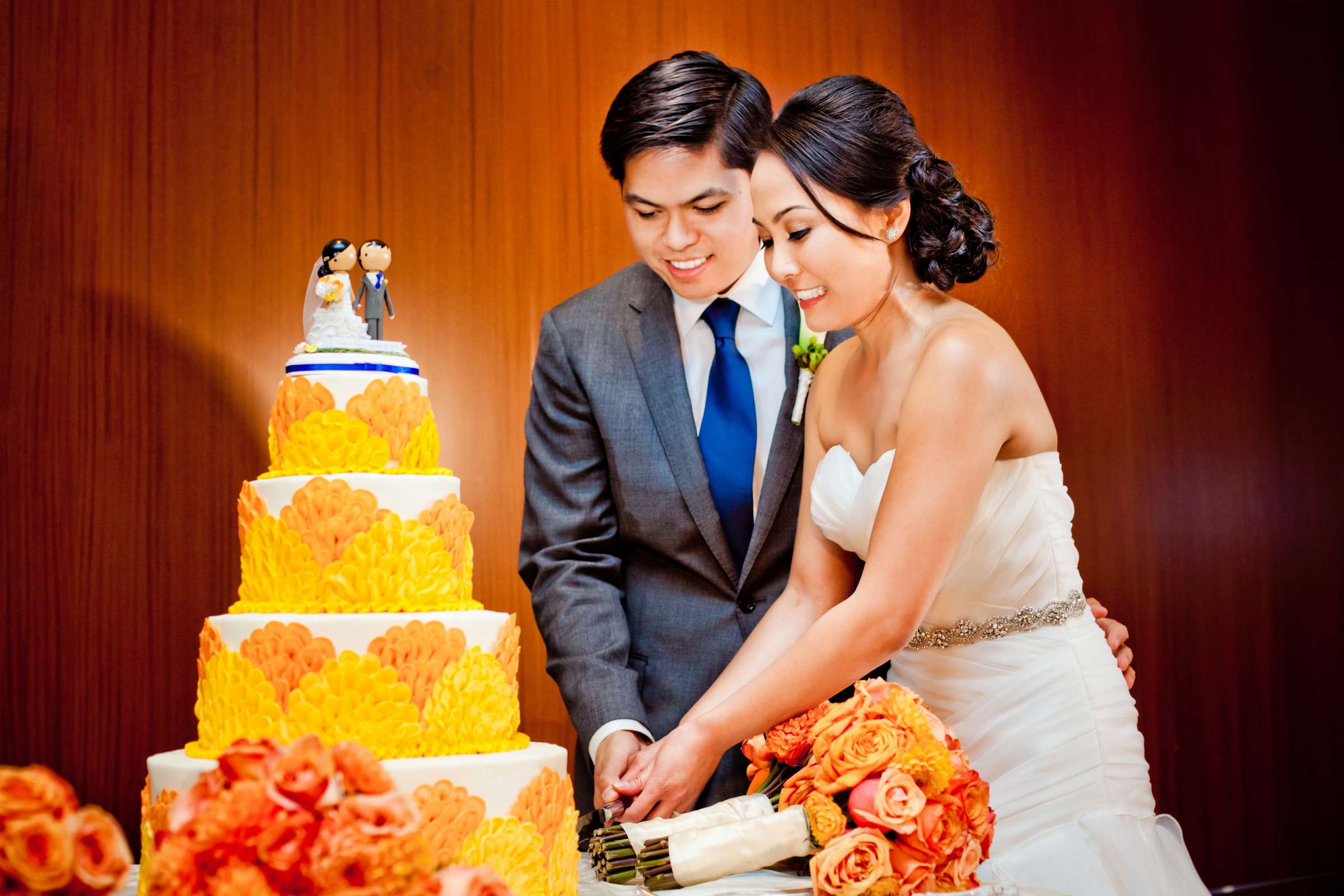 Westin Gaslamp Wedding coordinated by Pollenation Designs, Pamela and Nomer Wedding Photo #338363 by True Photography