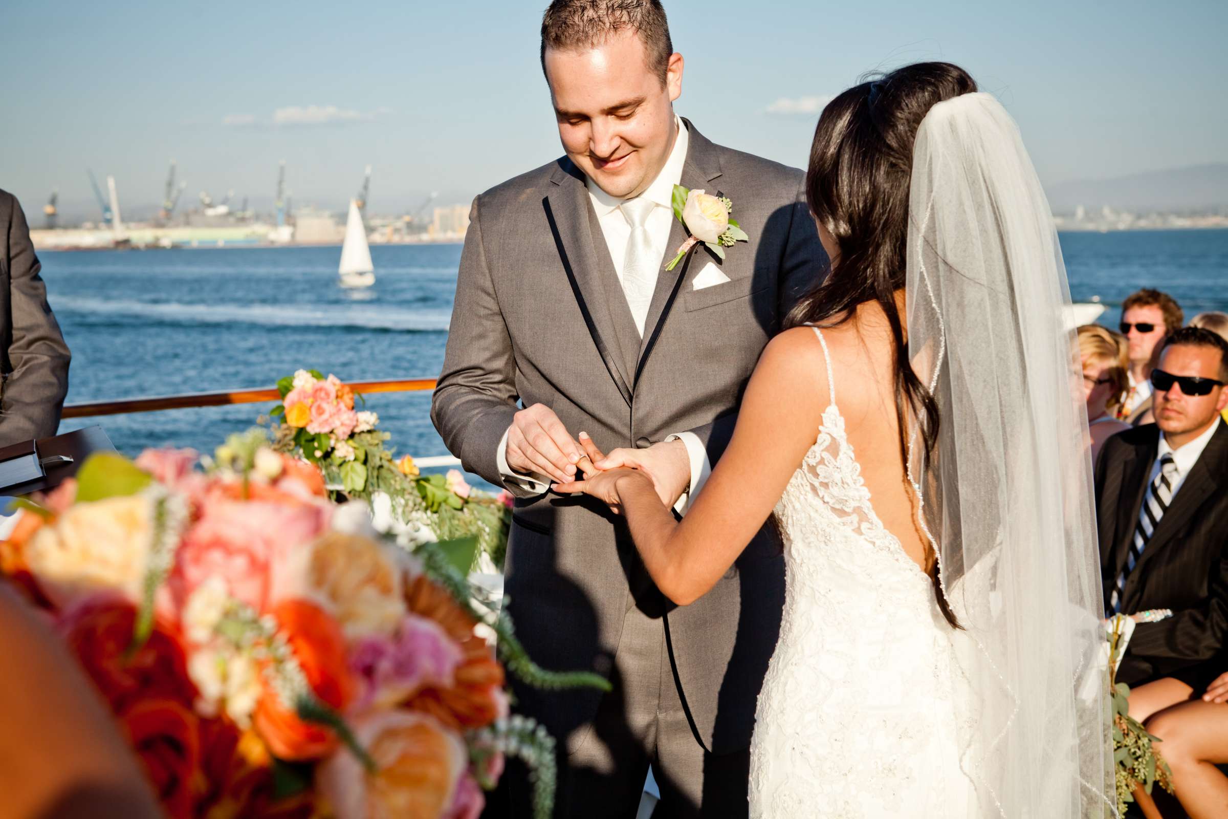 Flagship Cruises and Events Wedding, Mia and David Wedding Photo #343450 by True Photography
