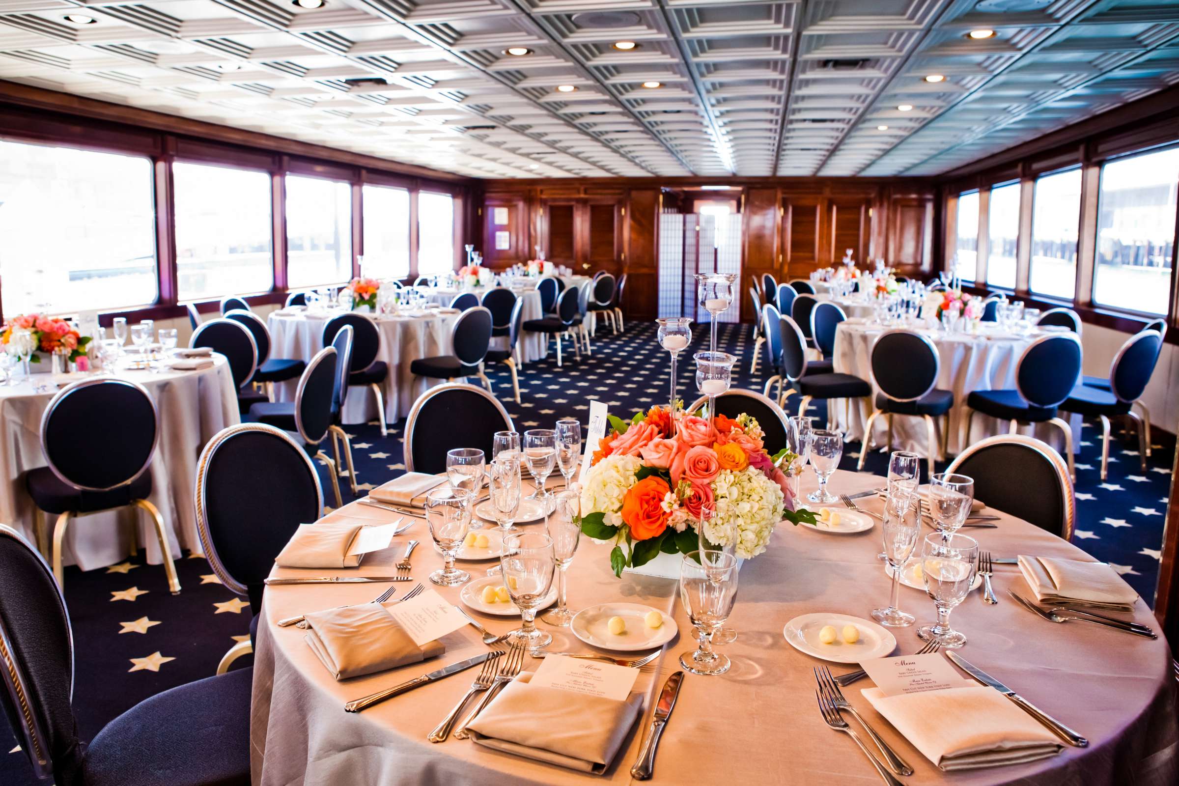 Flagship Cruises and Events Wedding, Mia and David Wedding Photo #343454 by True Photography