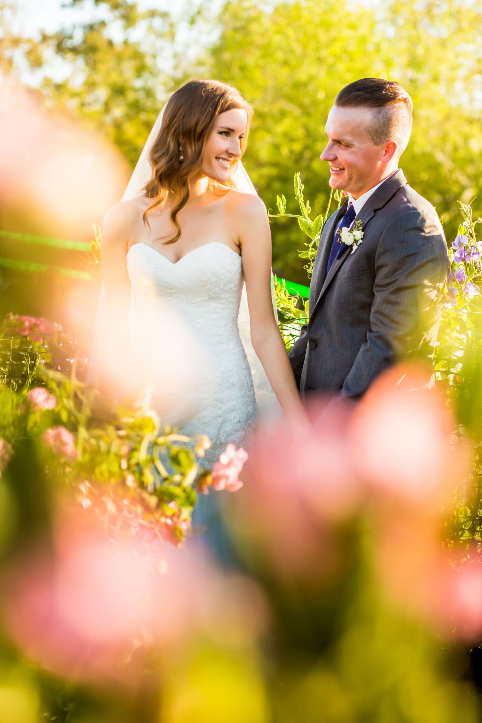The Flower Fields at Carlsbad Ranch Wedding coordinated by Events by Jackie Fuhrman, Jenna and Kyle Wedding Photo #58 by True Photography