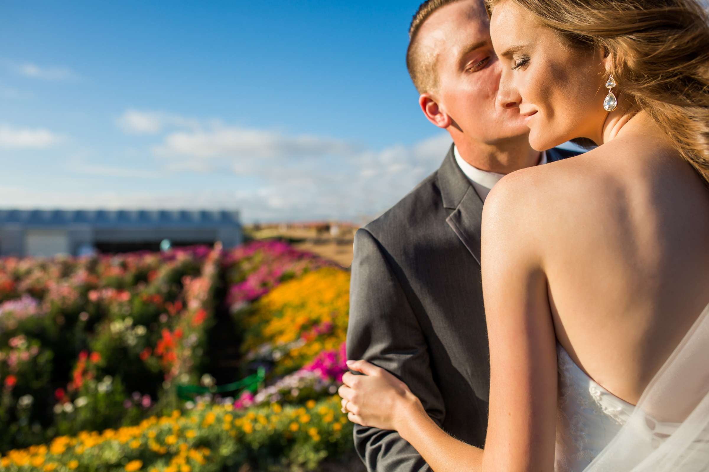 The Flower Fields at Carlsbad Ranch Wedding coordinated by Events by Jackie Fuhrman, Jenna and Kyle Wedding Photo #59 by True Photography