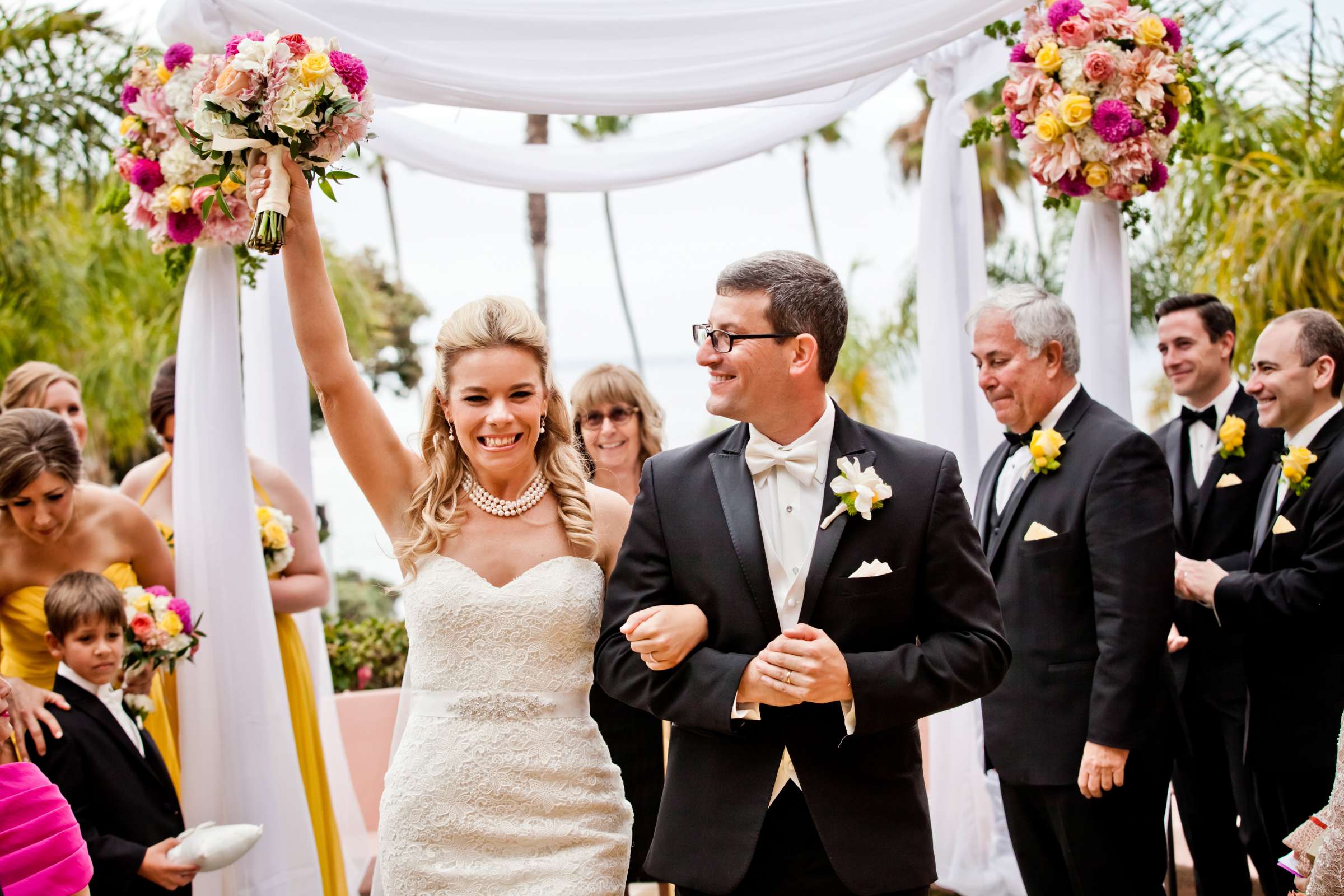 La Valencia Wedding coordinated by CZ Events, Allison and Adam Wedding Photo #347447 by True Photography