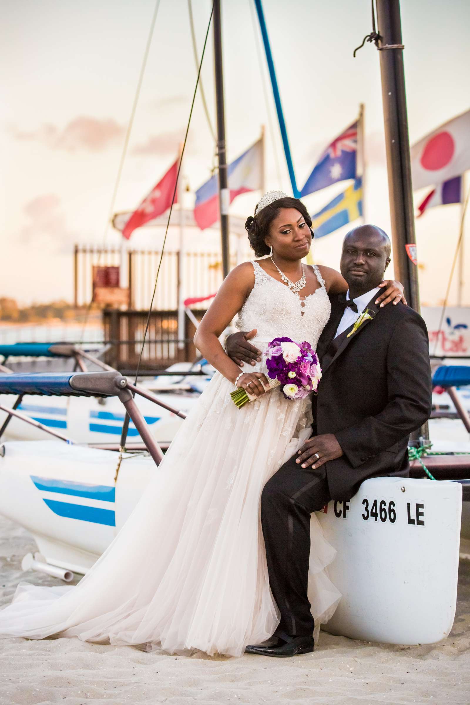 Catamaran Resort Wedding coordinated by Events Inspired SD, Vanessa and Akorli Wedding Photo #70 by True Photography