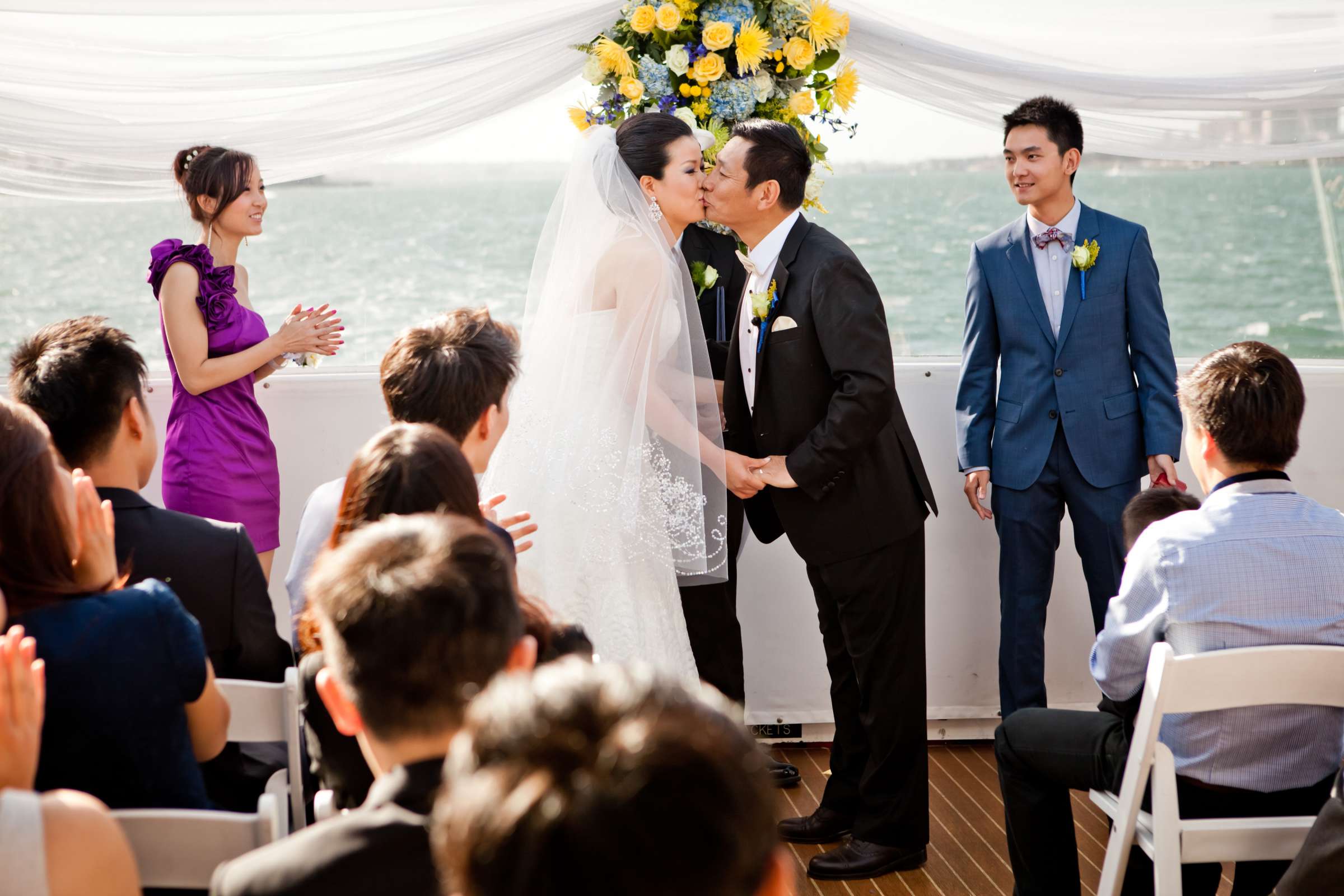 Hornblower cruise line Wedding, Maggie and Bobby Wedding Photo #348068 by True Photography