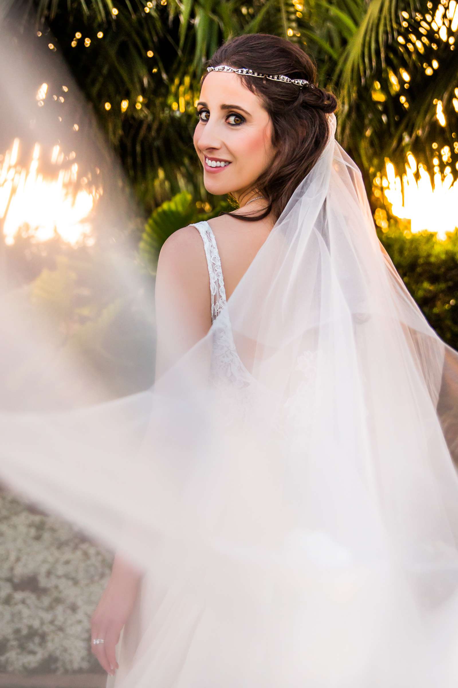 Veil at Cape Rey Wedding coordinated by EverAfter Events, Alexandra and Noah Wedding Photo #2 by True Photography